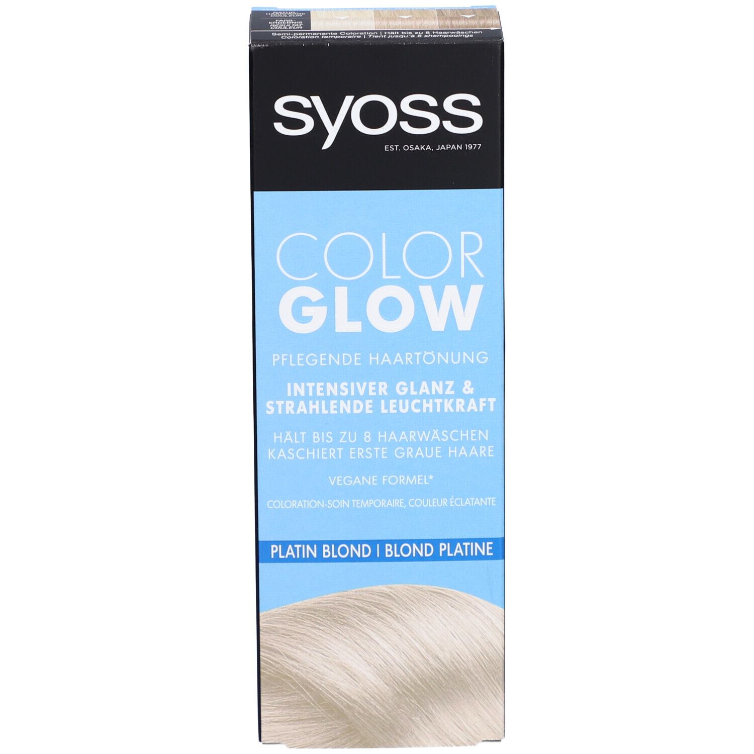 Syoss Color Glow Blond Platine – Soin colorant semi-permanent