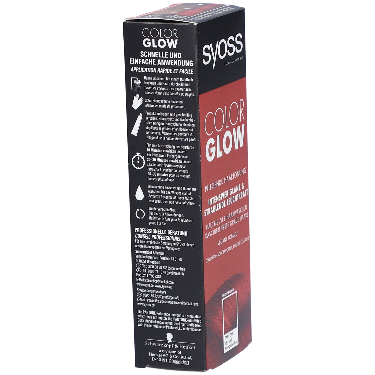 Syoss® Permanent Colour 18-1658 Pompei Red - Intens, langhoudend rood
