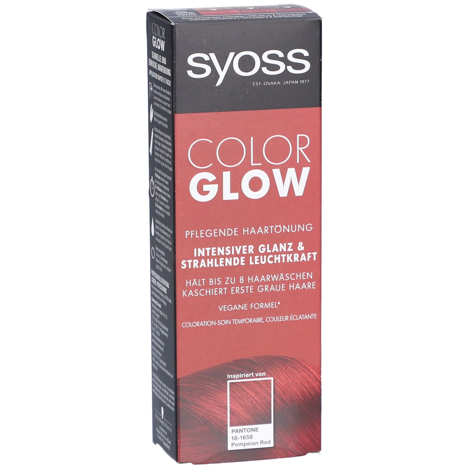Syoss® Permanent Colour 18-1658 Pompei Red - Intens, langhoudend rood