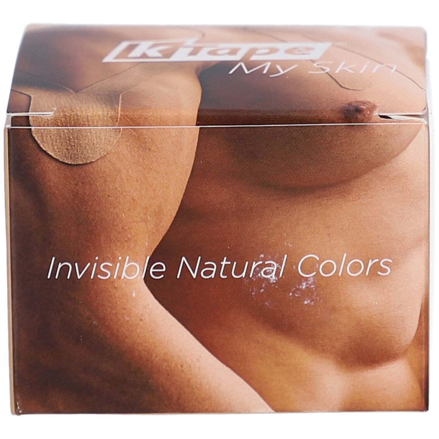 Emballage K-TAPE Meine Haut Beige. Inscription: Invisible Natural Colors. Ruban beige.