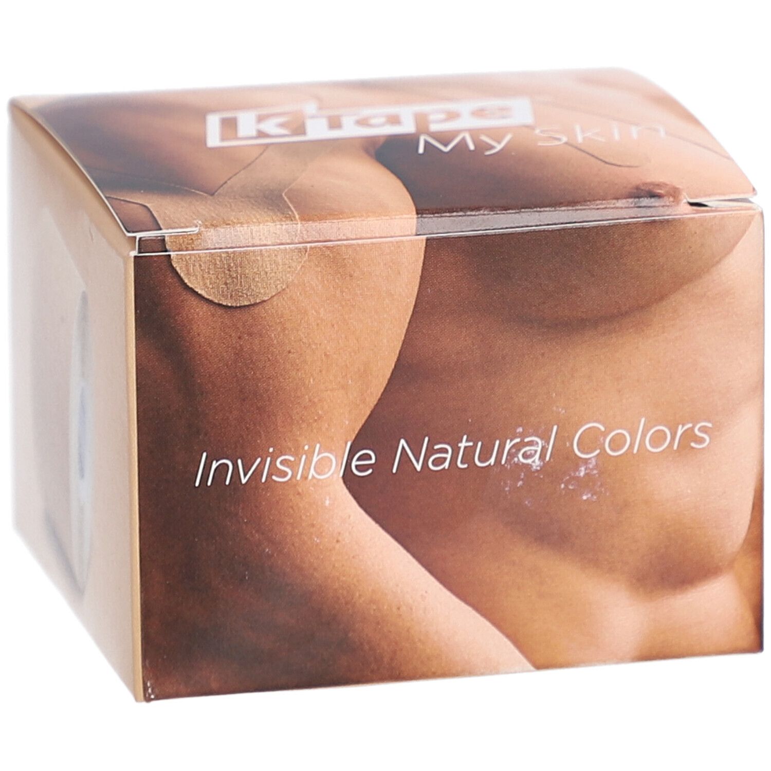 Emballage K-TAPE Meine Haut Beige. Inscription: Invisible Natural Colors. Ruban beige.