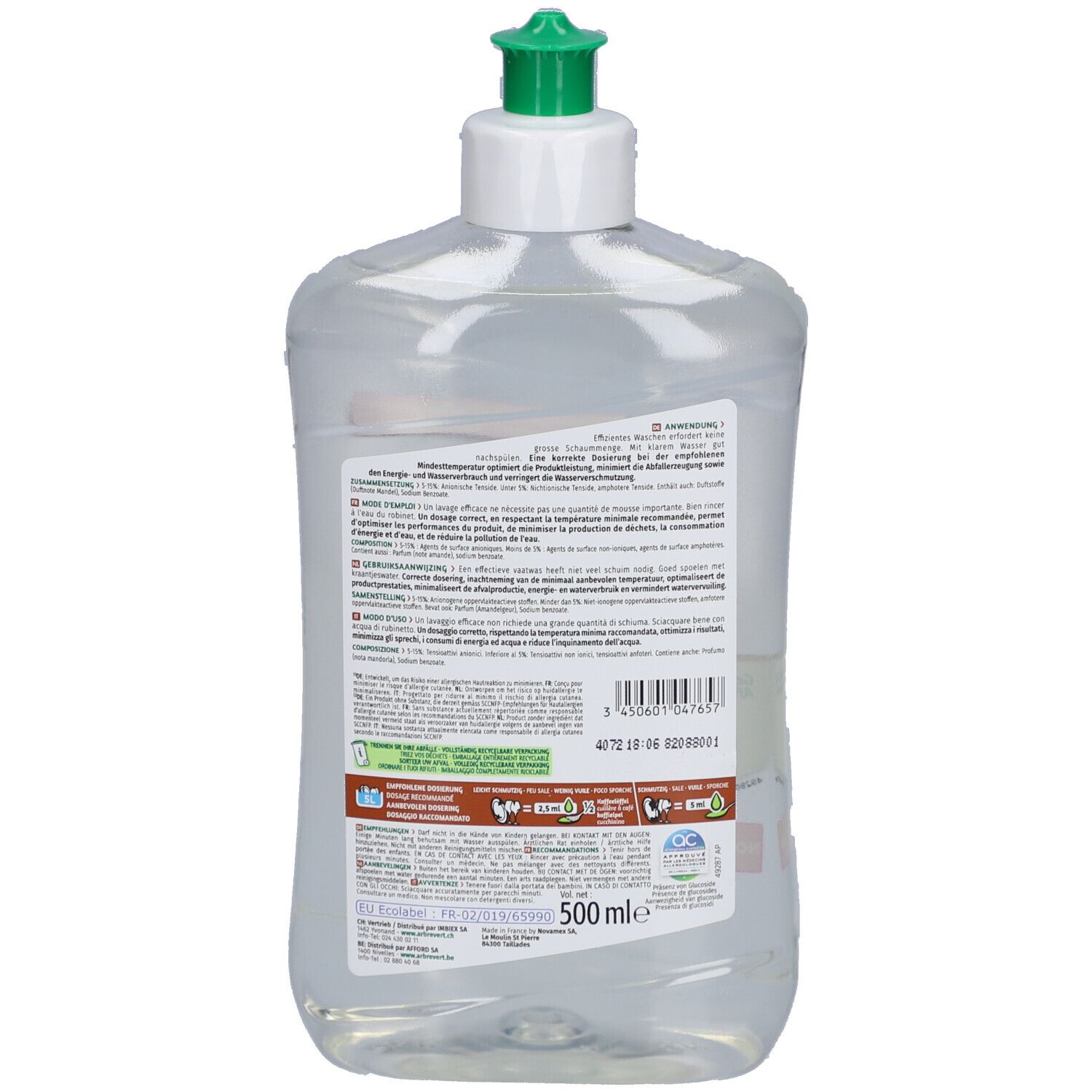 L'ARBRE VERT Liquide Vaisselle Amande