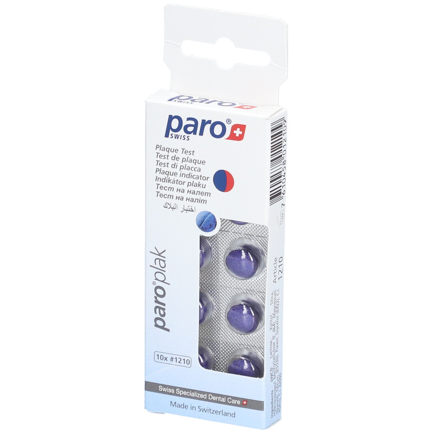 paro® PLAK Plakverklikker tabletten rood/blauw 1210