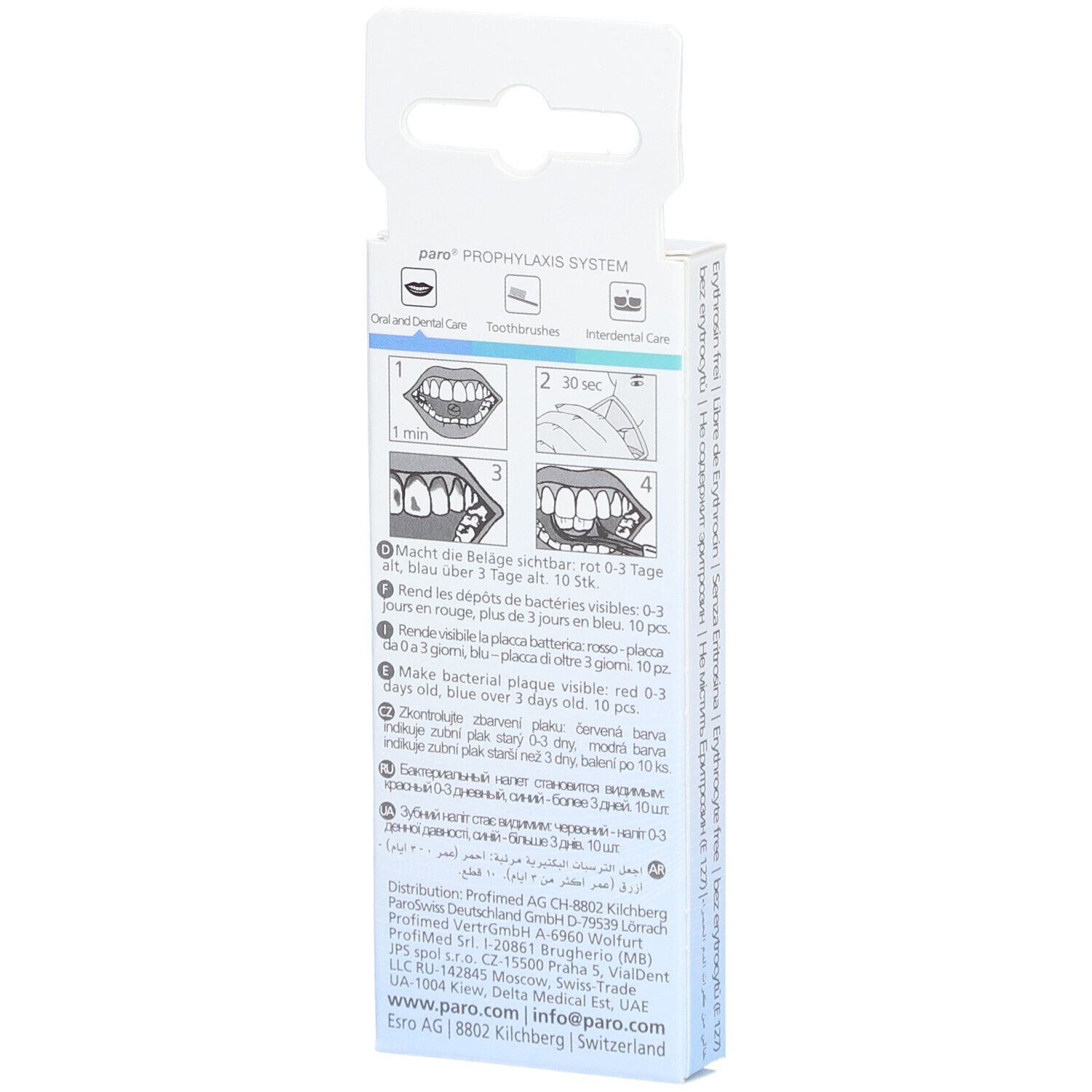 paro® PLAK Plakverklikker tabletten rood/blauw 1210
