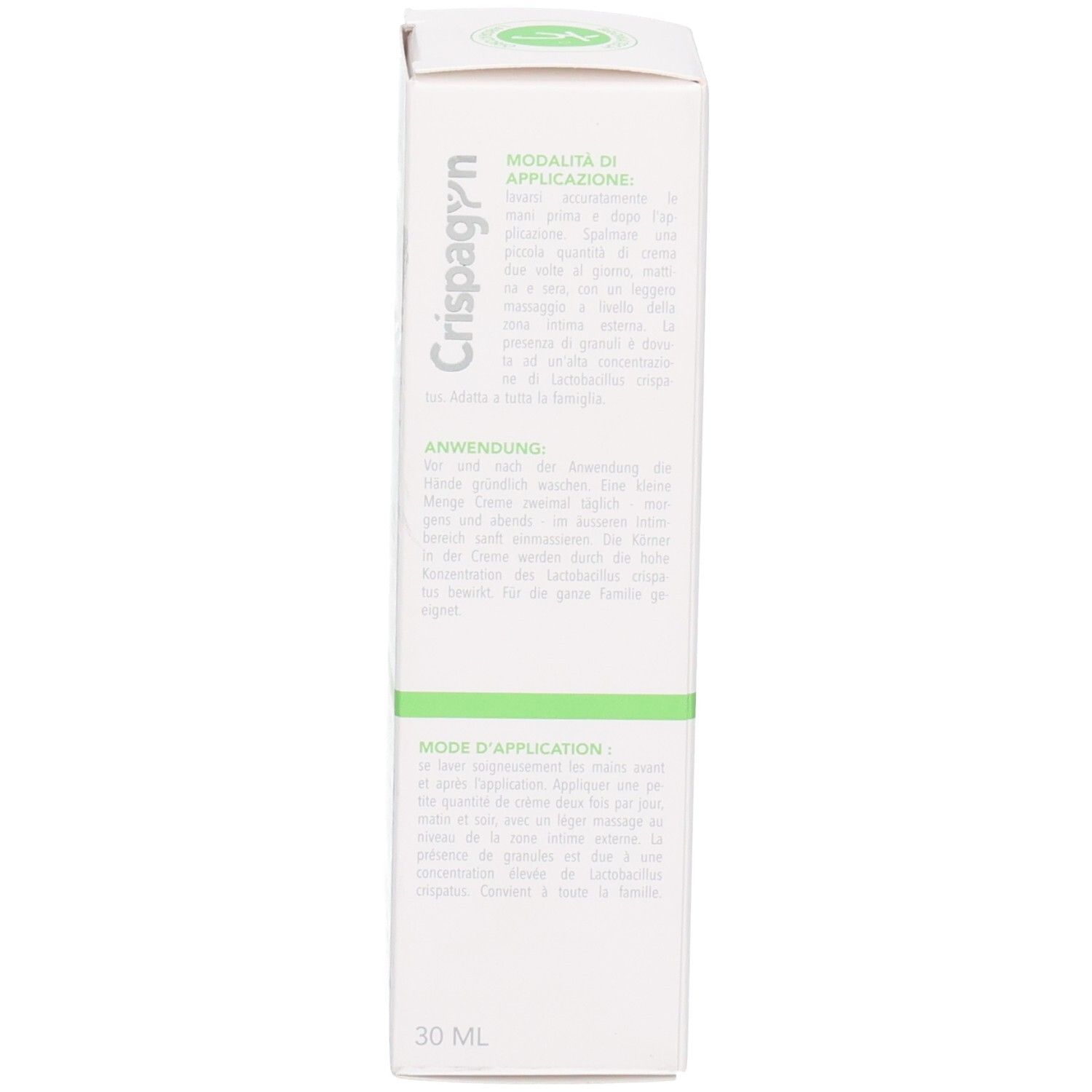 Doos, zijkant. Bevat gebruiksaanwijzingen. Merk: BROMATECH. 30 ml.