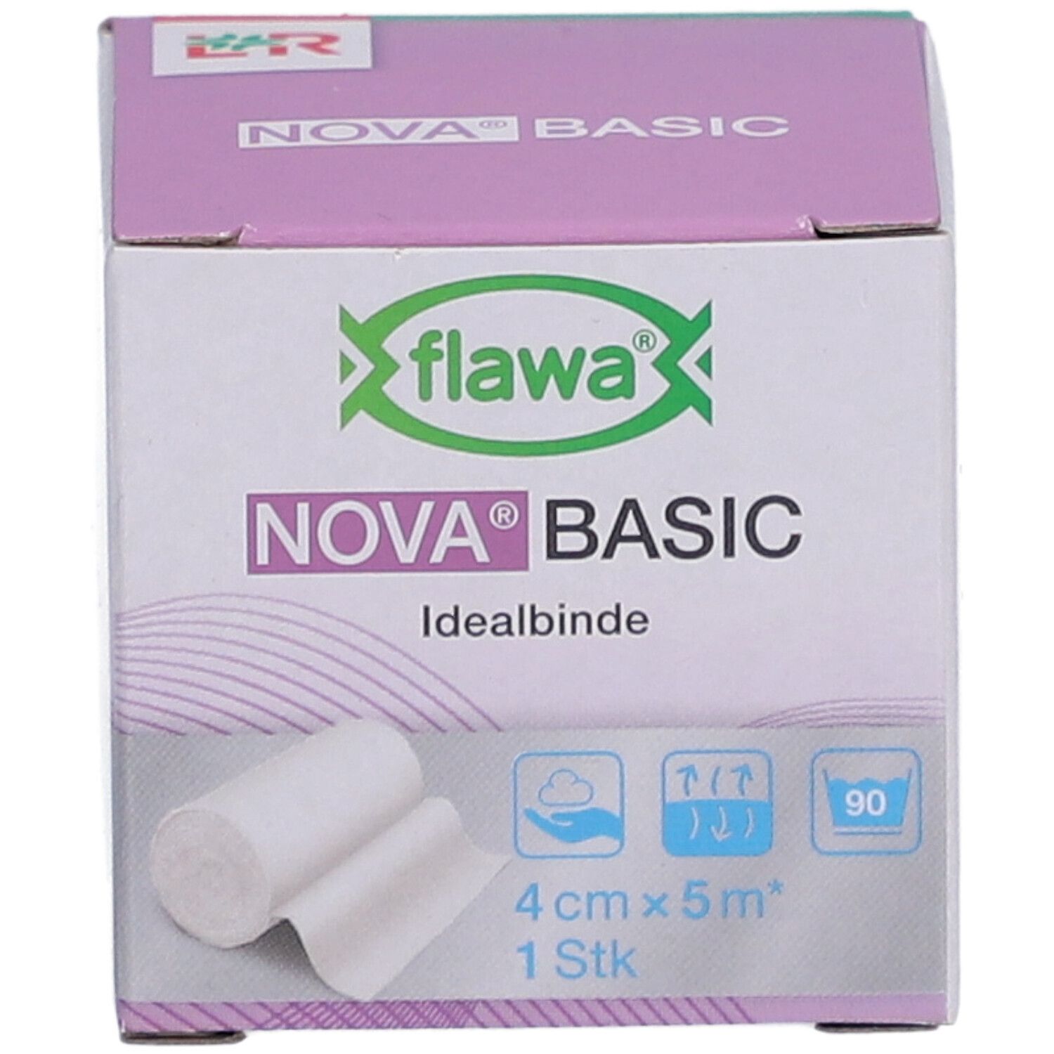 flawa® Nova® Basic Bande élastique type "Ideal" 4 cm x 5 m