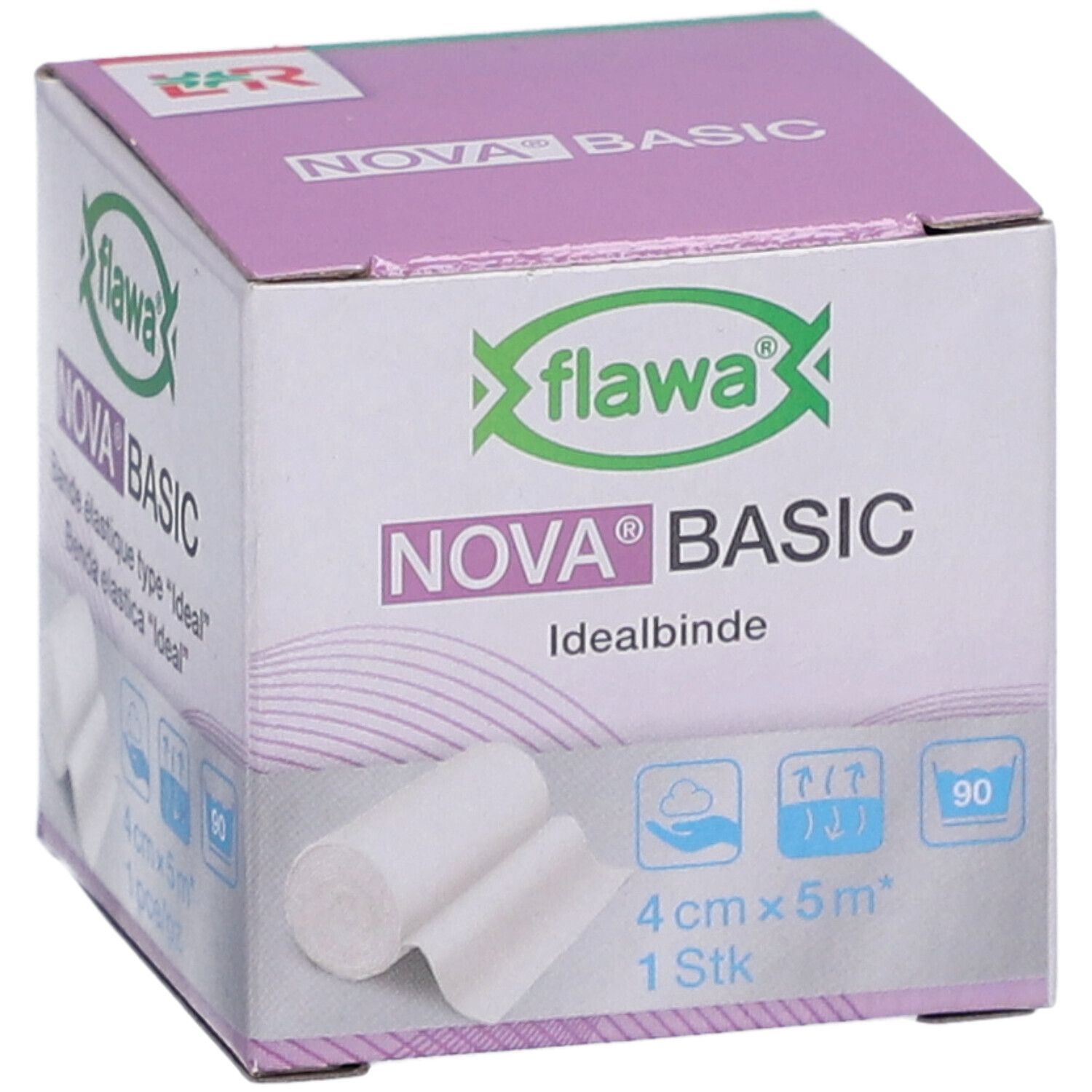 flawa® Nova® Basic Bande élastique type "Ideal" 4 cm x 5 m