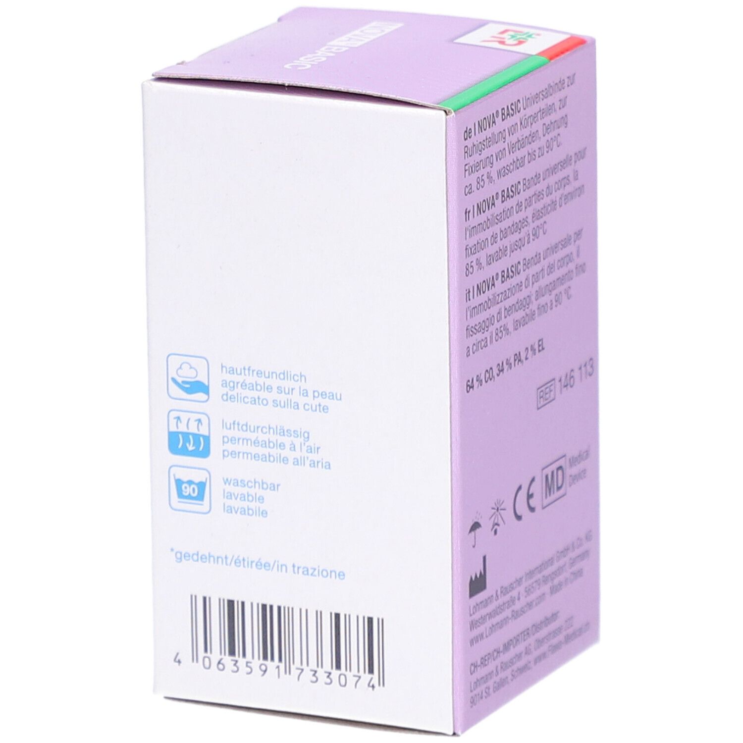 flawa® Nova® Basic Bande élastique type "Ideal" 8 cm x 5 m
