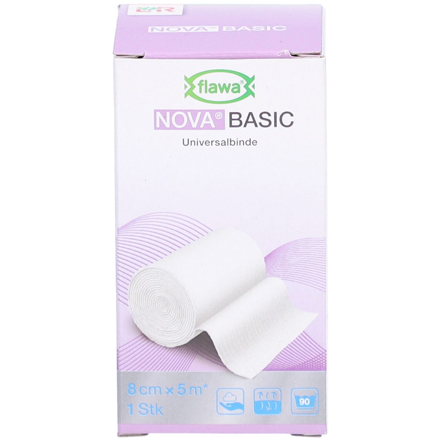 flawa® Nova® Basic Bande élastique type "Ideal" 8 cm x 5 m