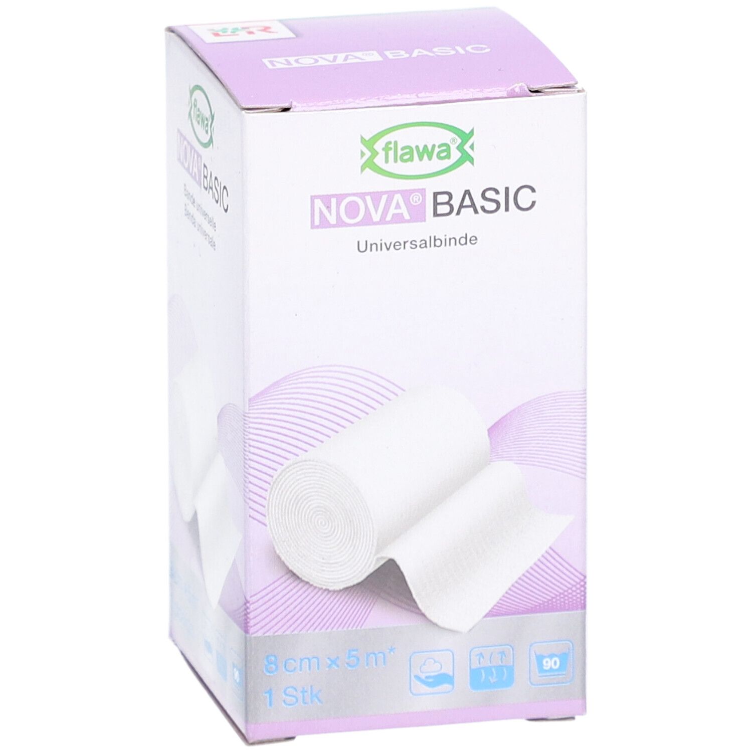 flawa® Nova® Basic Bande élastique type "Ideal" 8 cm x 5 m