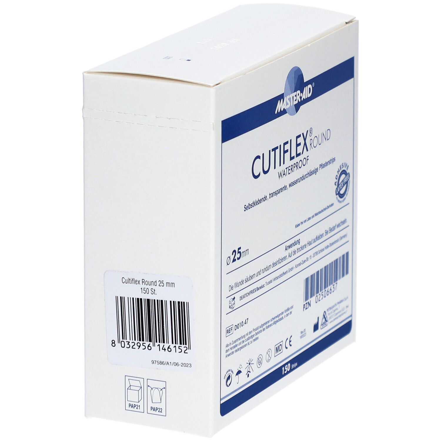 Master Aid® CUTIFLEX® Pansements Ronds Waterproof 25 mm