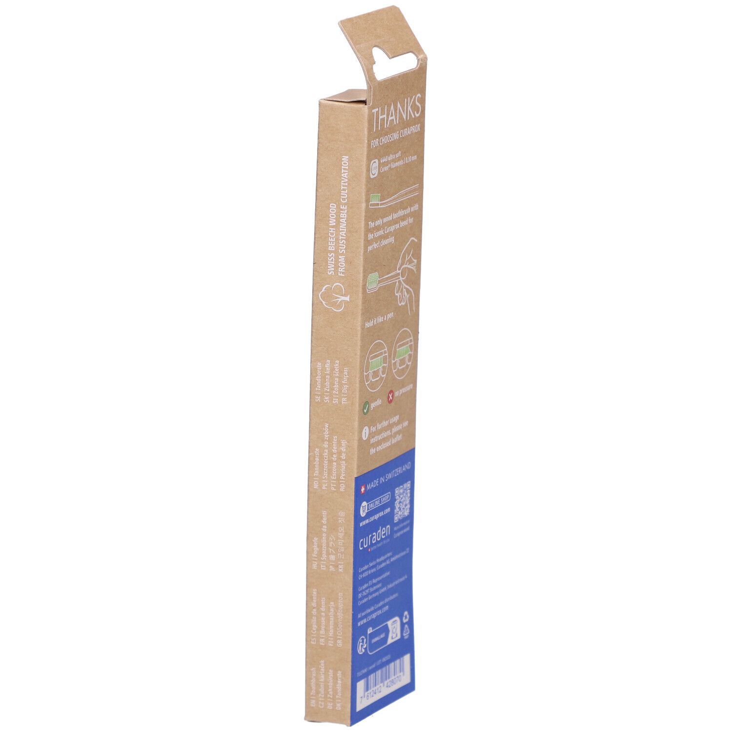 Curaprox Brosse à Dents Bois Ultra Souple