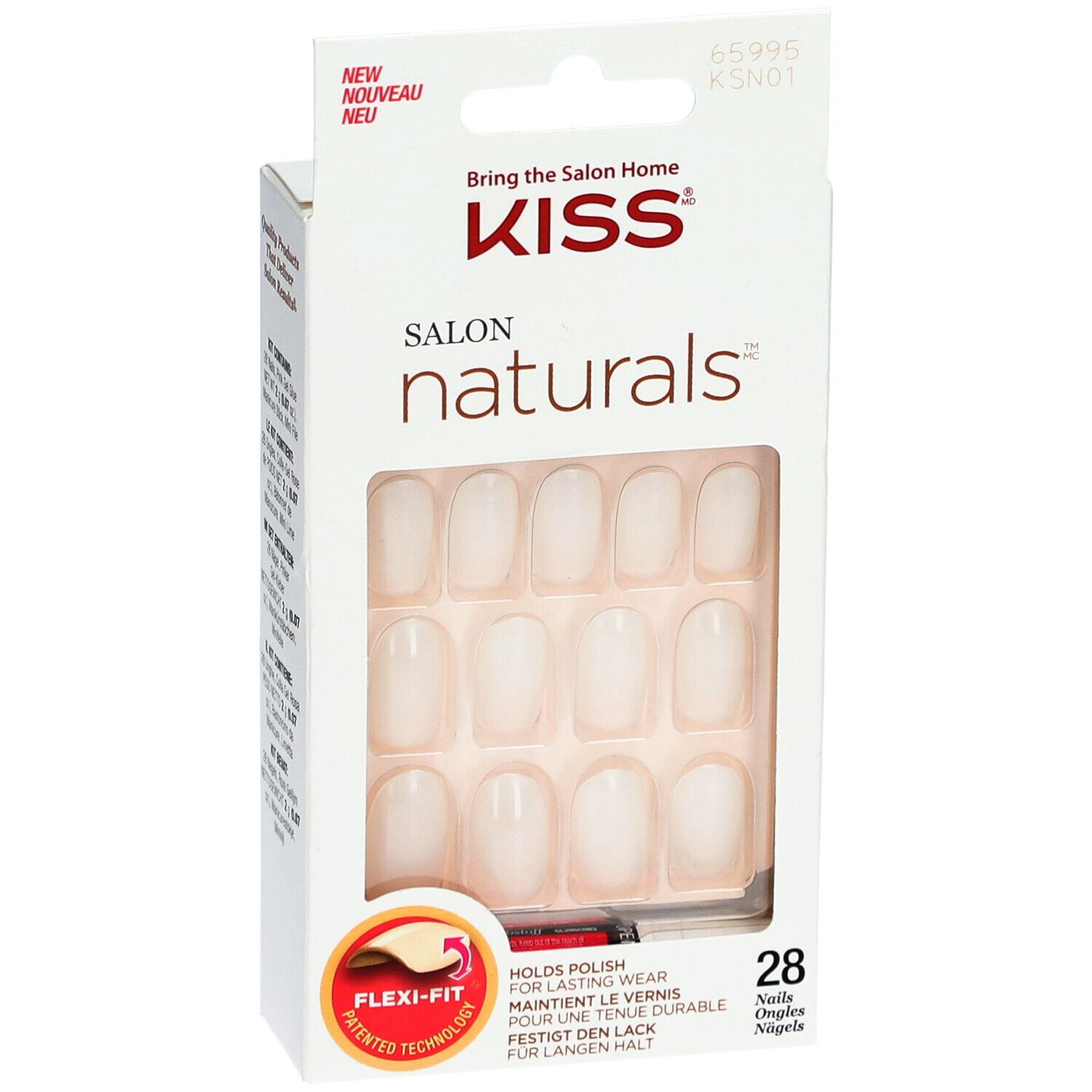 KISS Salon Natural Kit Faux-Ongles Break Even
