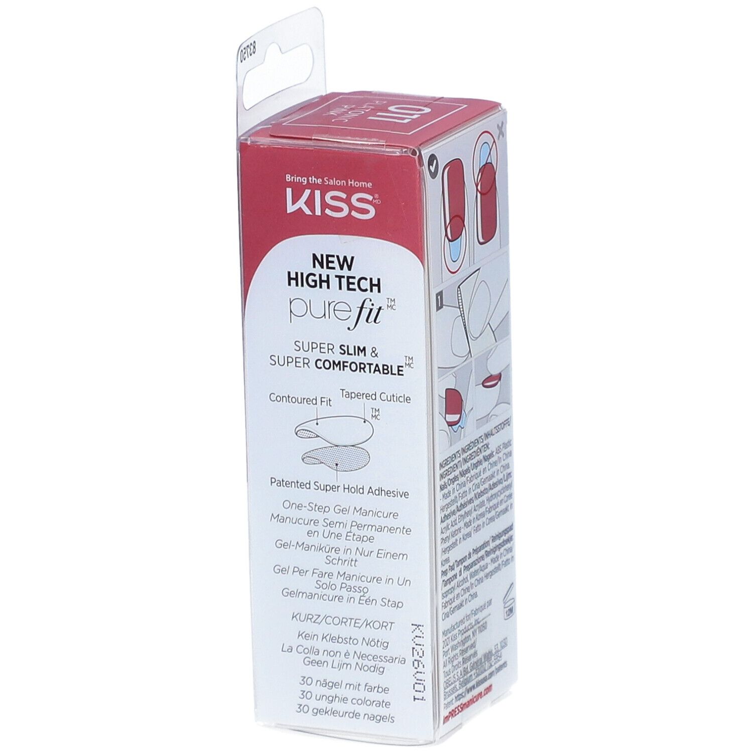 KISS Impress Color Kit Faux-Ongles Gel – Rose Court