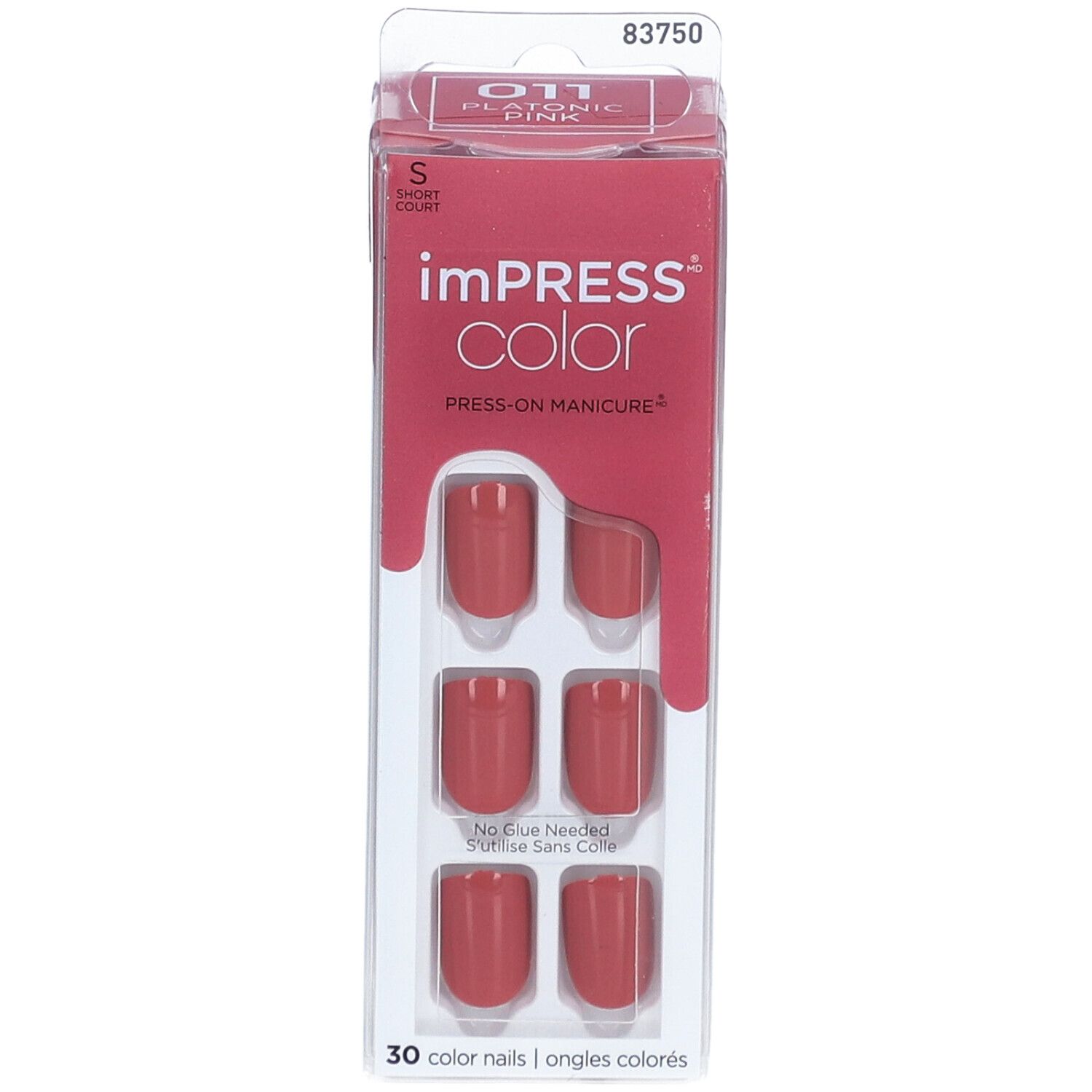KISS Impress Color Kit Faux-Ongles Gel – Rose Court
