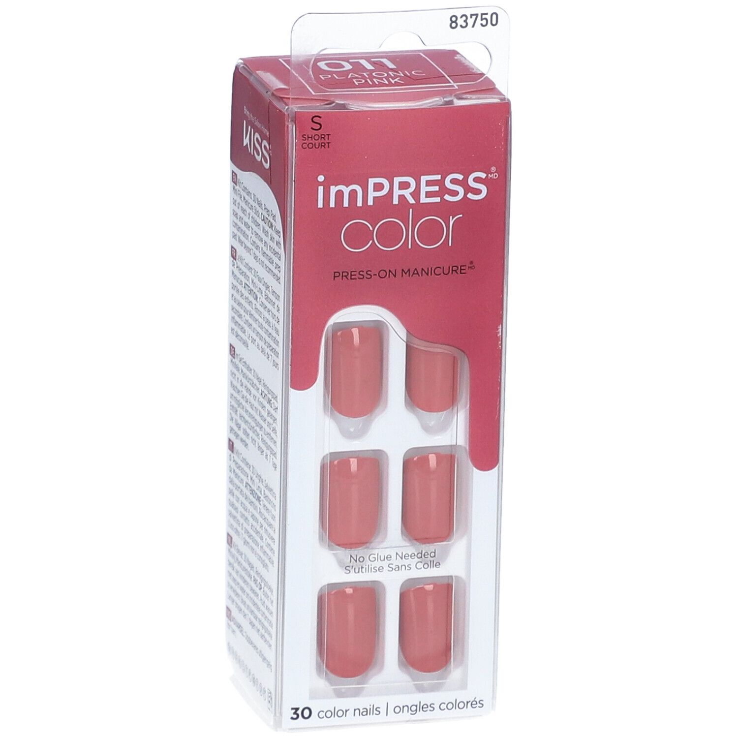 KISS Impress Color Kit Faux-Ongles Gel – Rose Court