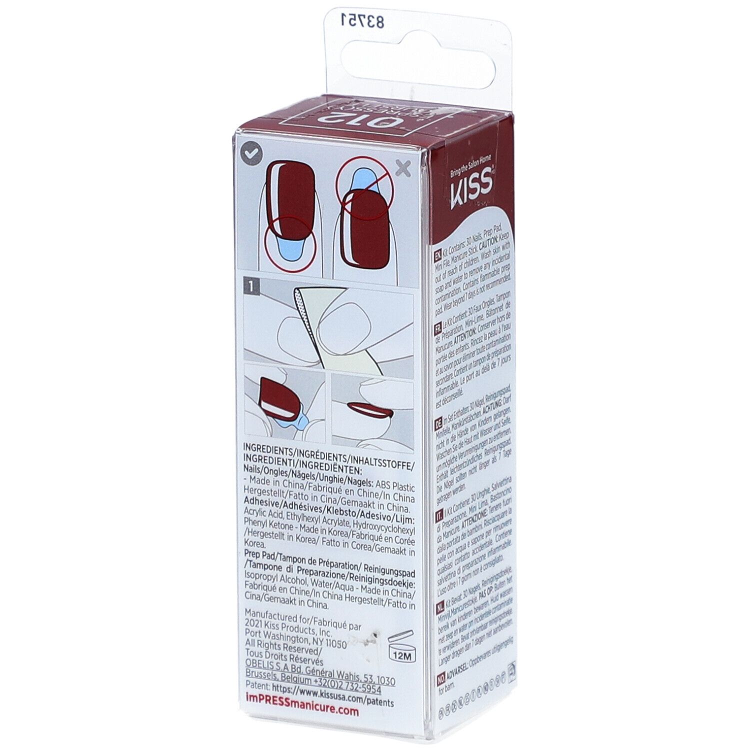 KISS Impress Color Kit Faux-Ongles Gel – Espress-Y Yourself