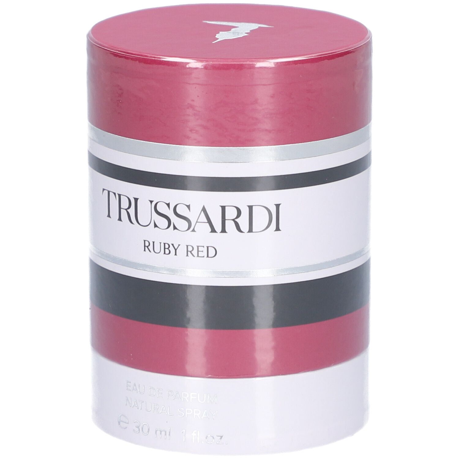 Trussardi Ruby Red Eau de Parfum Natural Spray 30 ml avec QR code.
