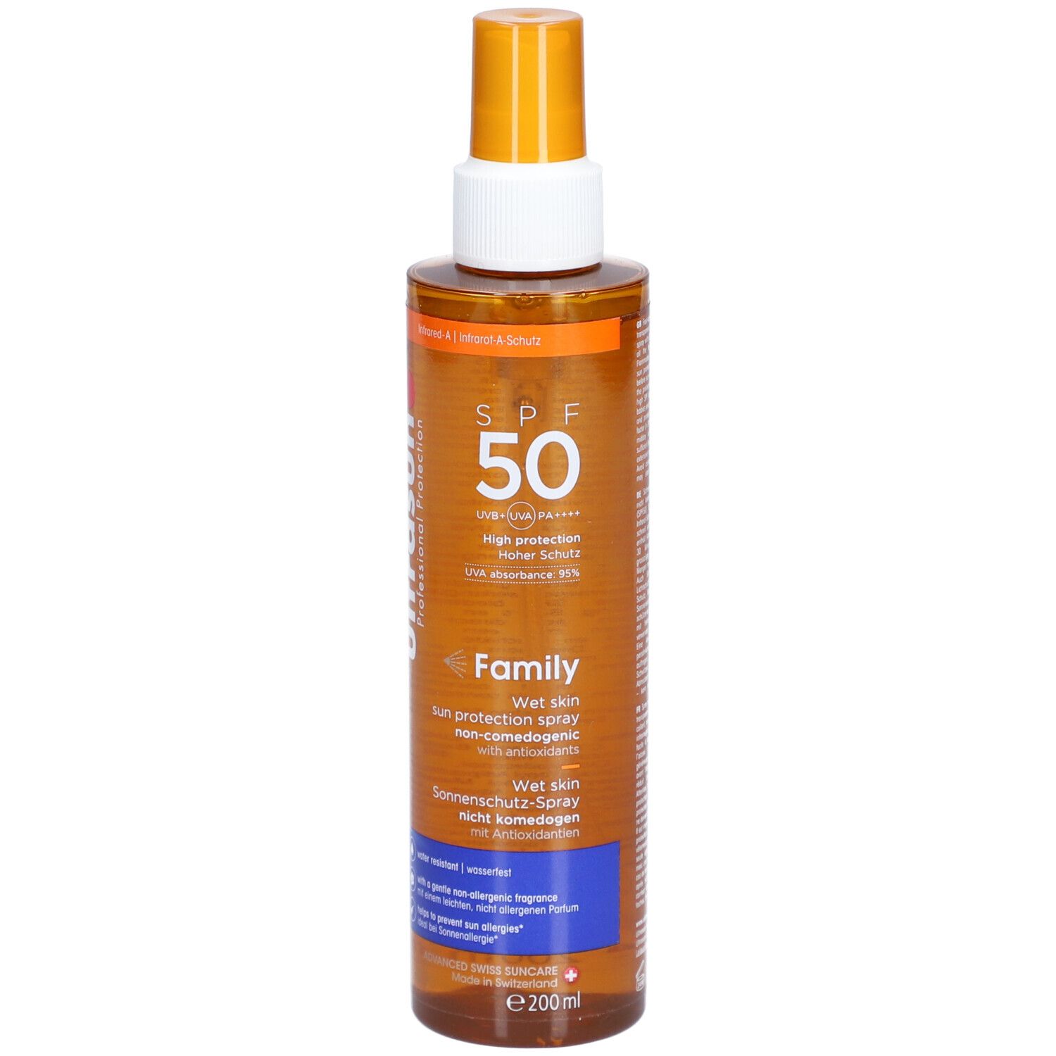 Ultrasun Family Wet Skin Spray Solaire SPF50