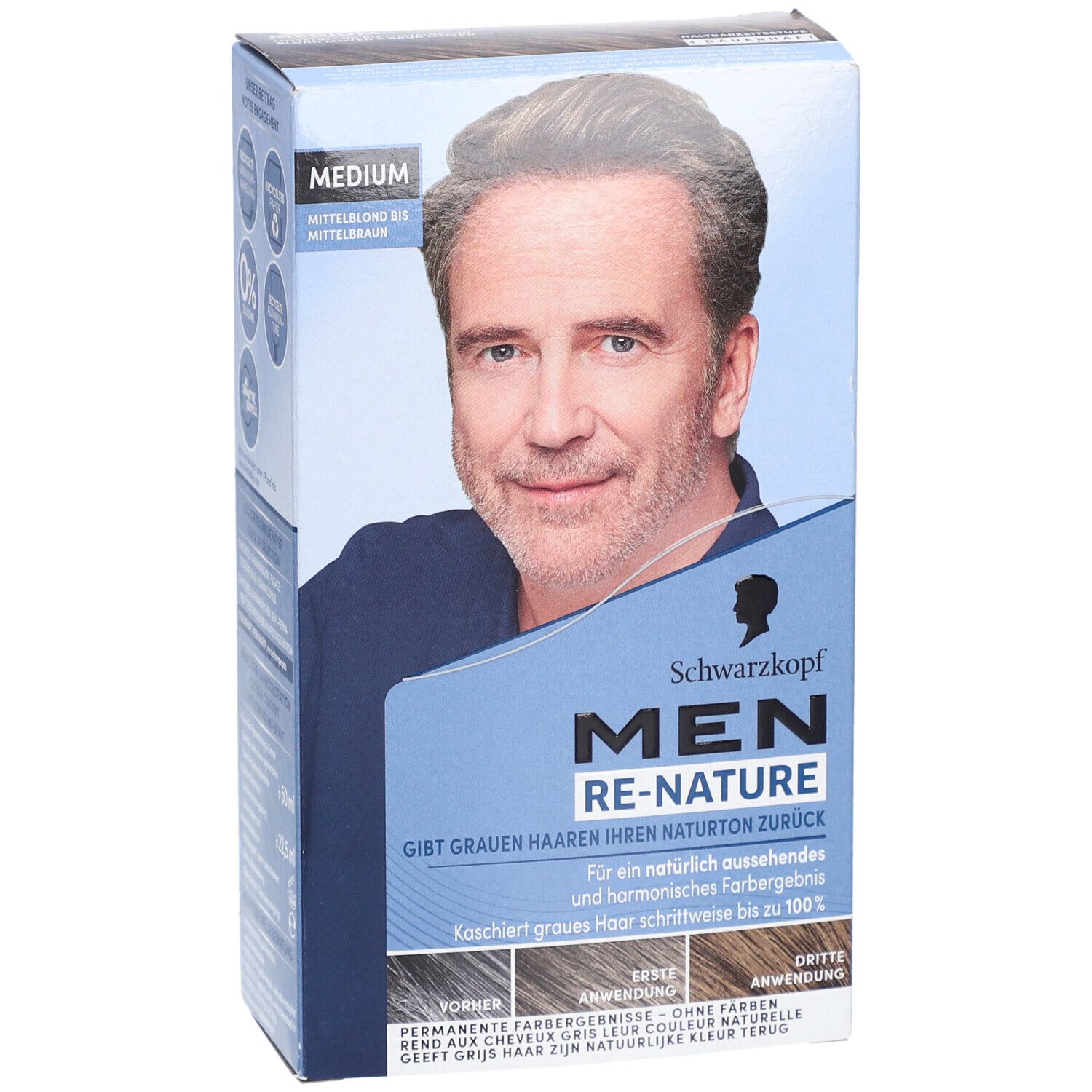 Schwarzkopf Re-Nature Haarkleuring Man Medium