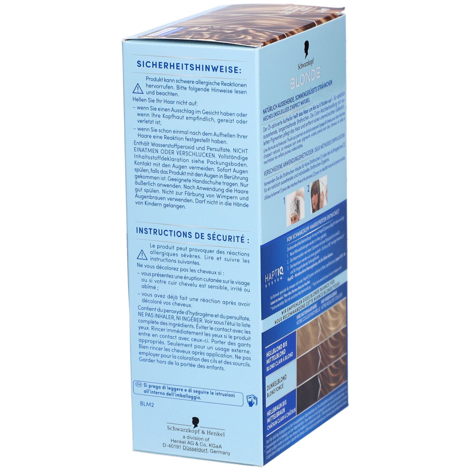 Schwarzkopf® Blonde kit mèches M1 éclat blond naturel