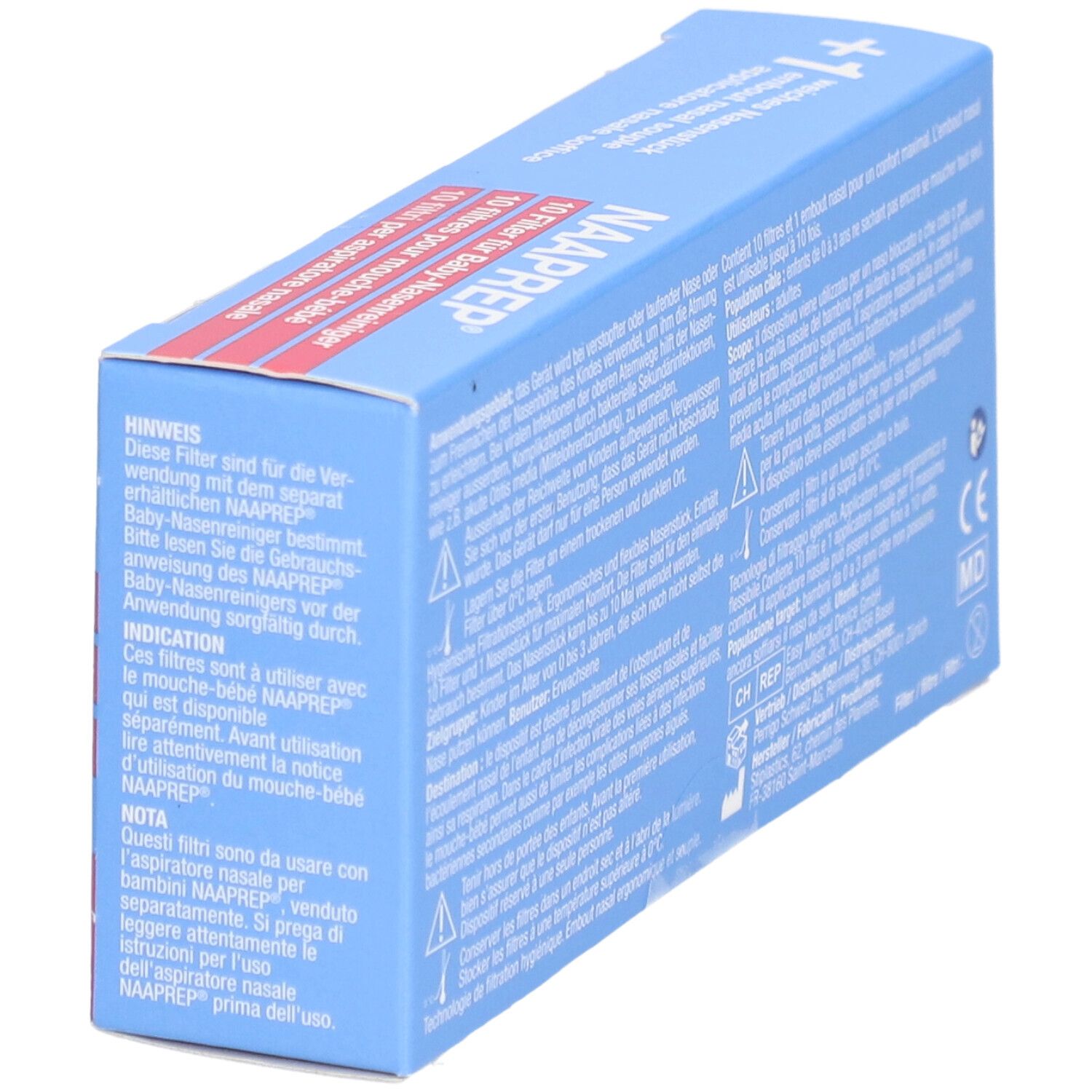 NAAPREP® Filtres pour mouche-bébé + Embout nasal souple