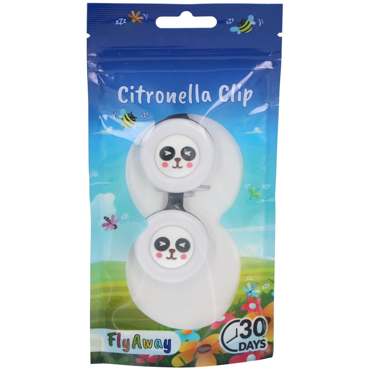 FlyAway® Citronella-Clip Panda Duopack