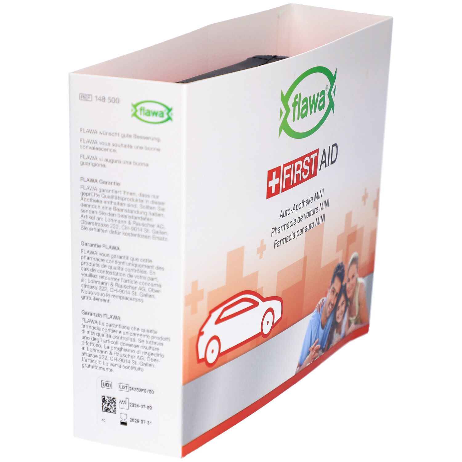 FLAWA eerstehulpset voor in de auto (DIN 13164)