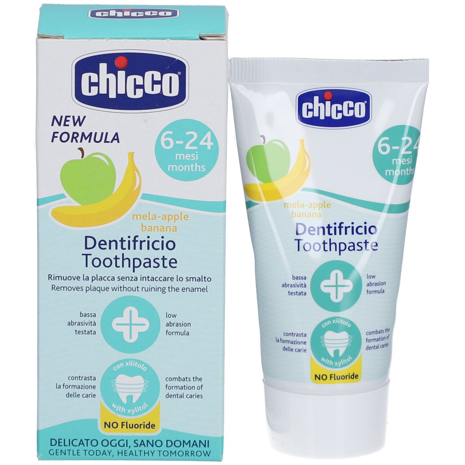 Chicco® Dentifrice pour enfants Pomme-Banane
