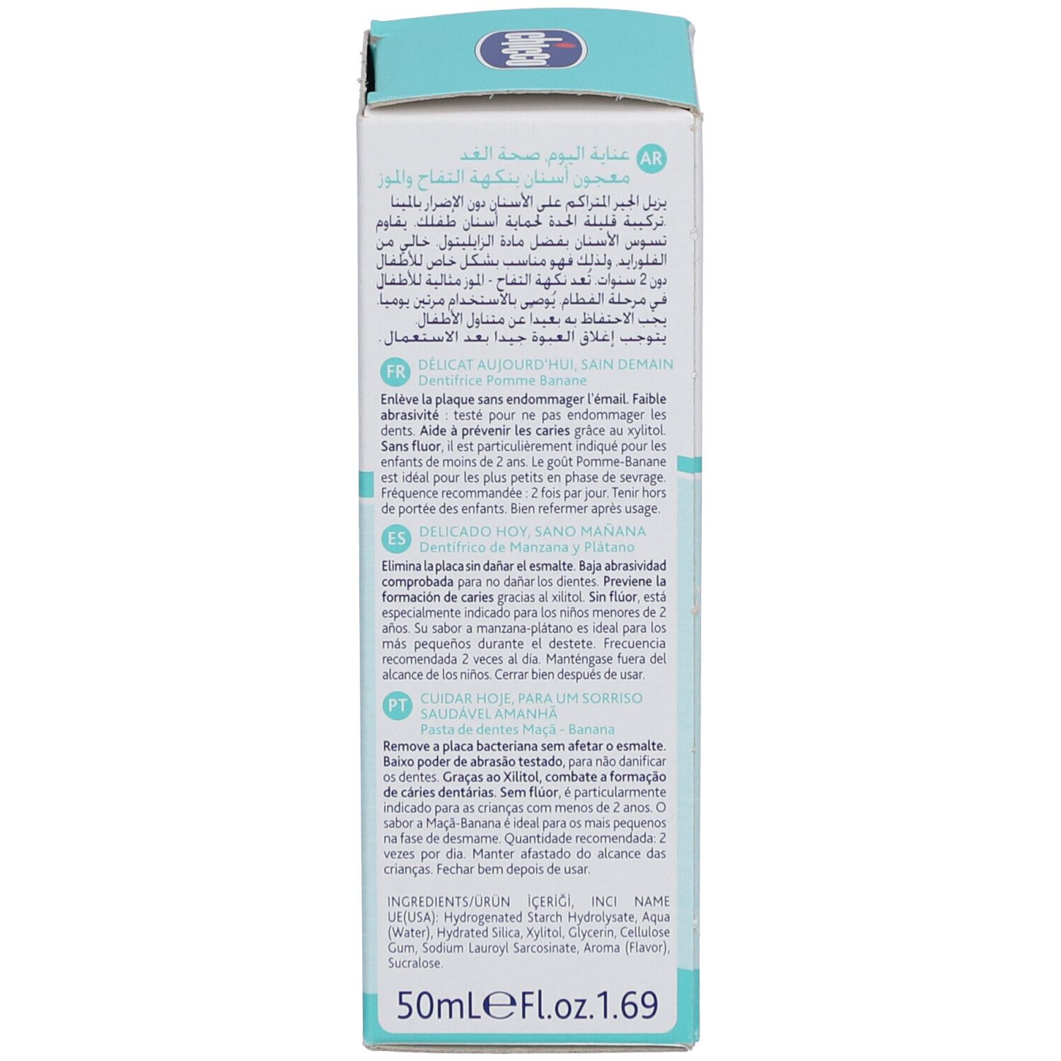 Chicco® Dentifrice pour enfants Pomme-Banane