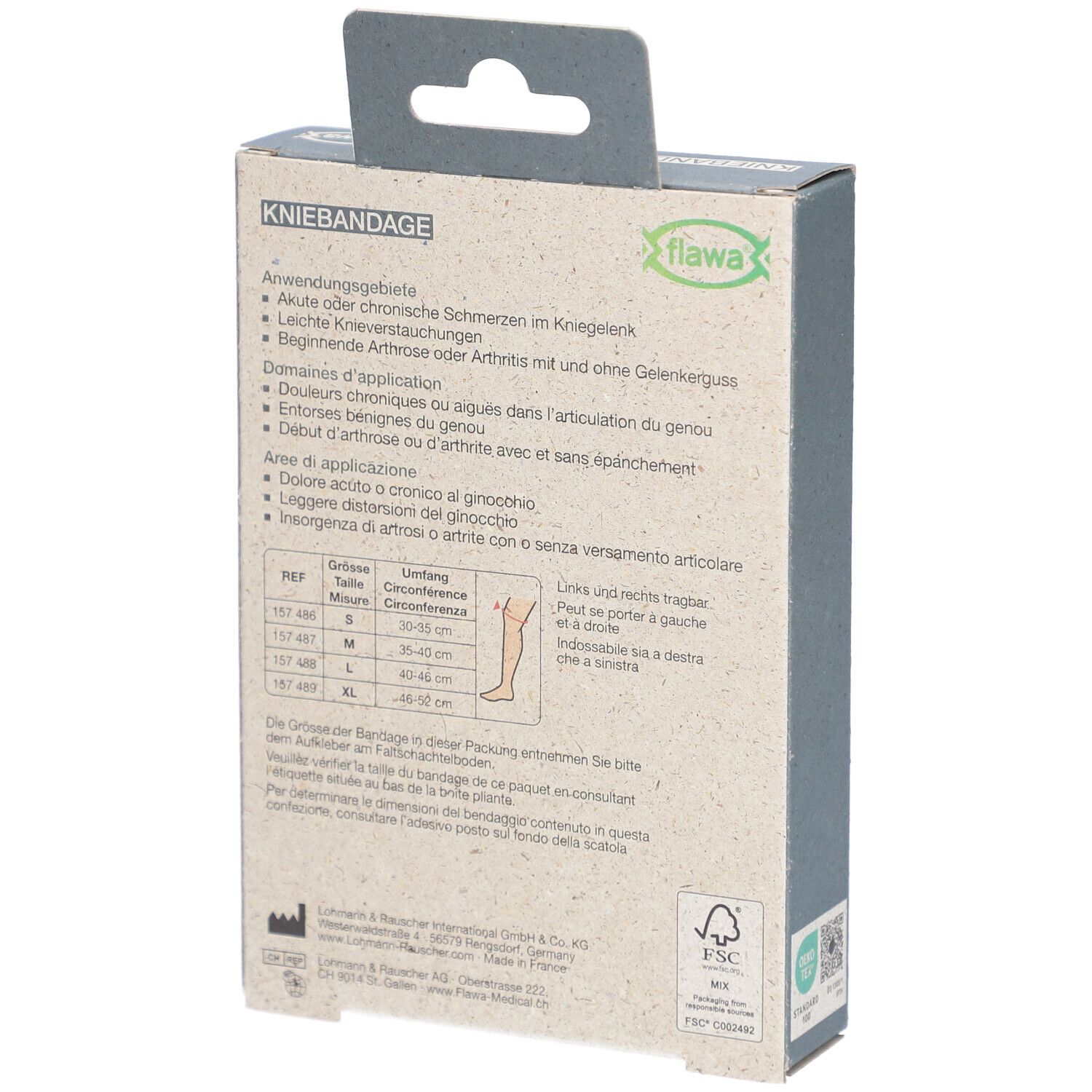 flawa® kniebandage maat L