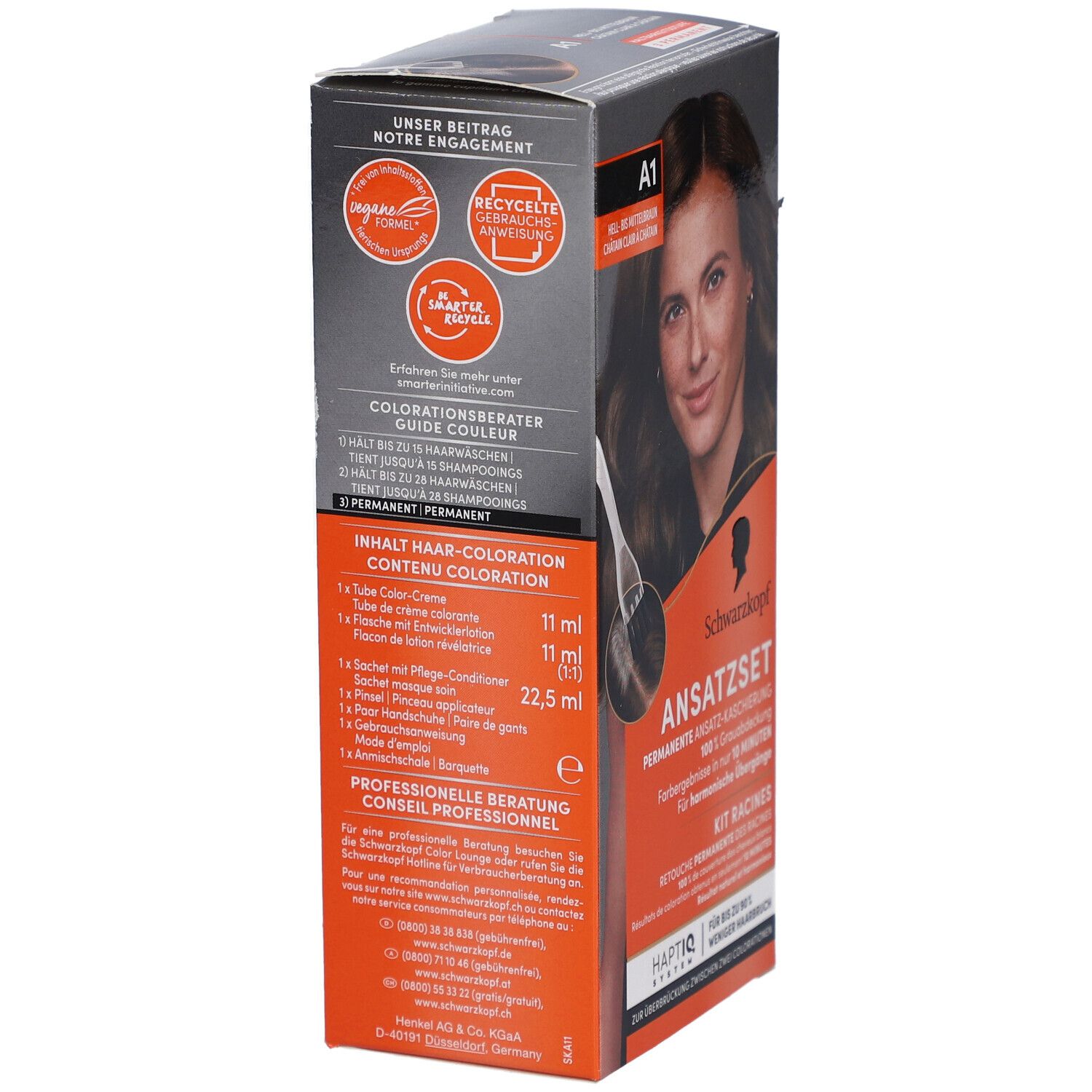 Schwarzkopf® Kit Racines A1 brun clair-moyen