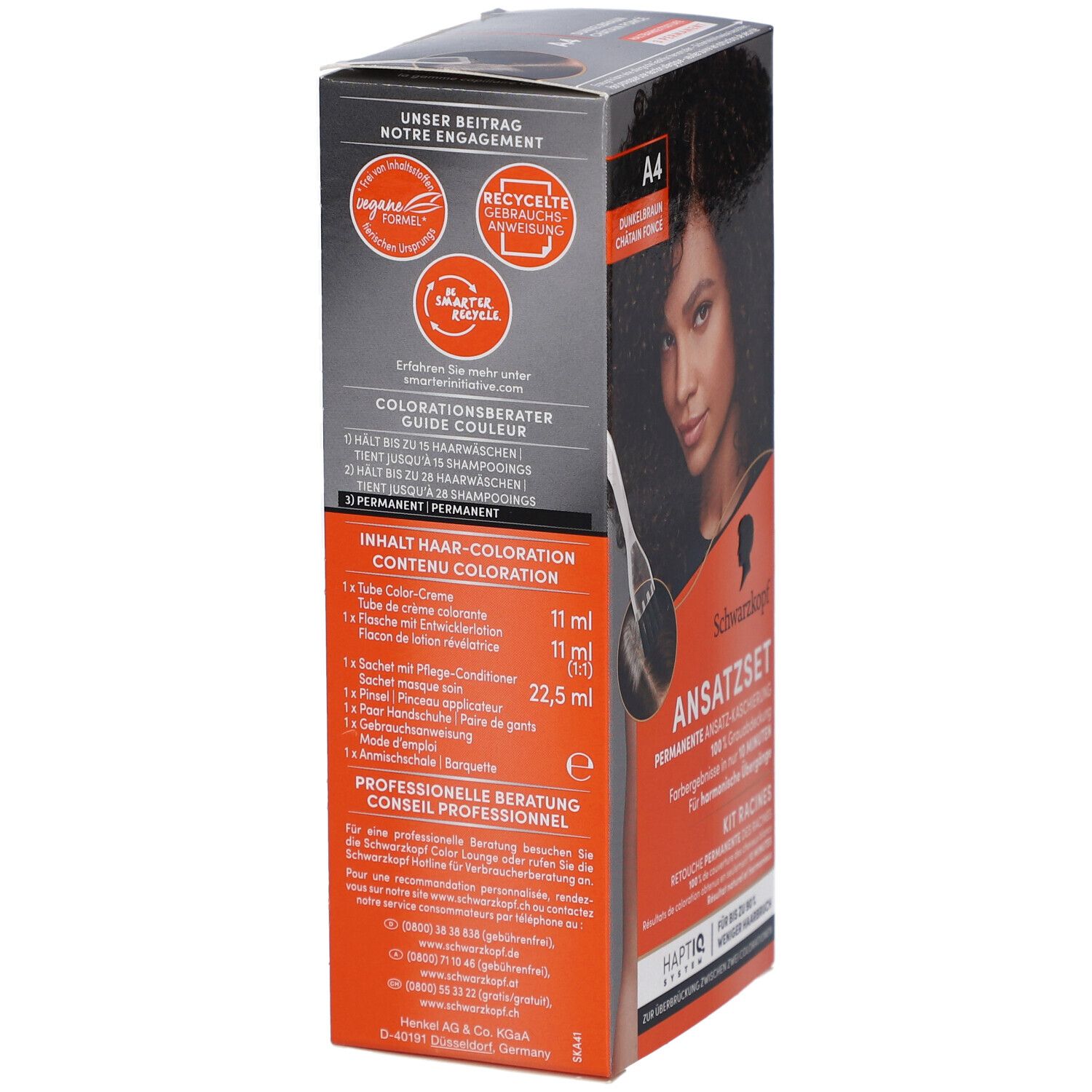 Schwarzkopf® Kit Racines A4 Châtain foncé