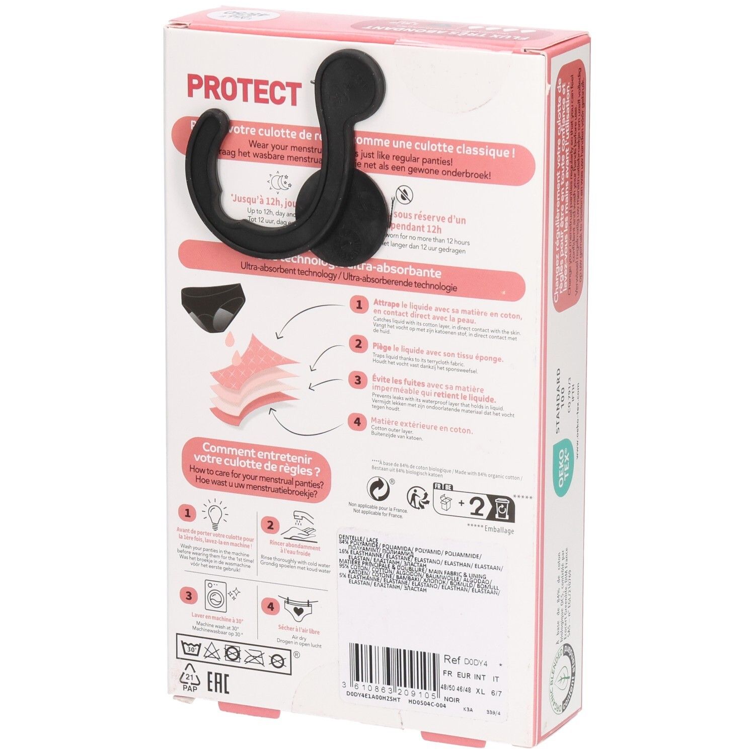 Pansement Allevyn Life : Emballage avec motif papillon et illustration du produit.