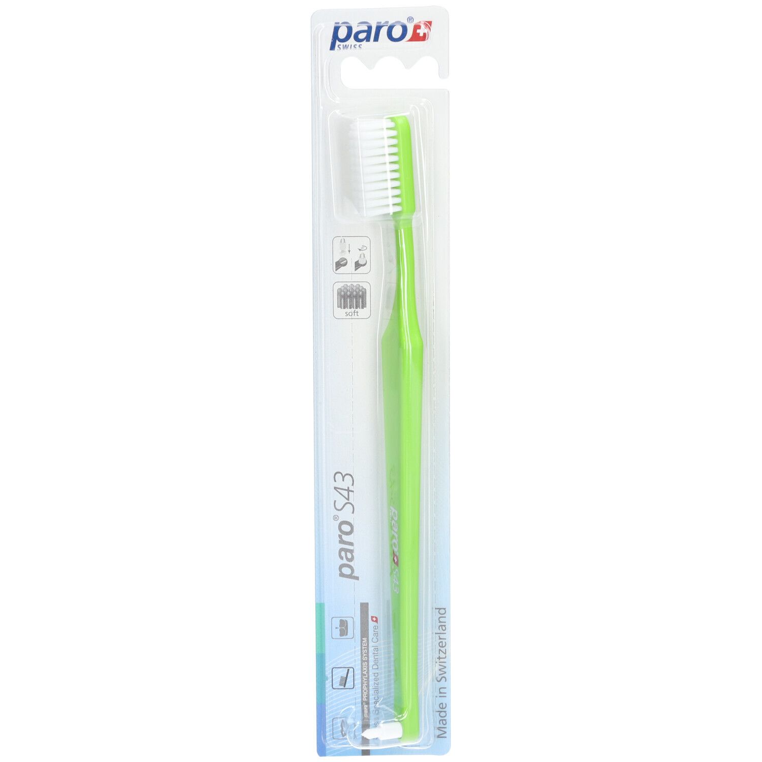paro® Tandenborstel S43 Zachte en interdentale ruimtes