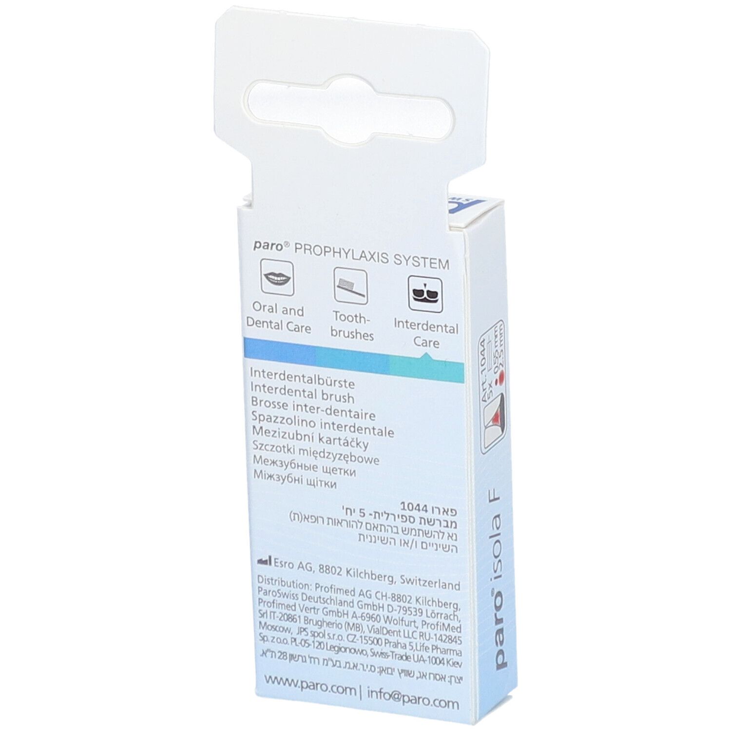 paro® Isola F Interdentale ragers 2,5 mm Geel