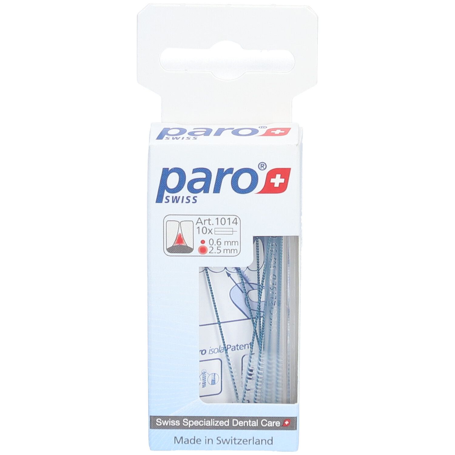 paro® Isola Long opzetborstels 2,5 mm Bleu