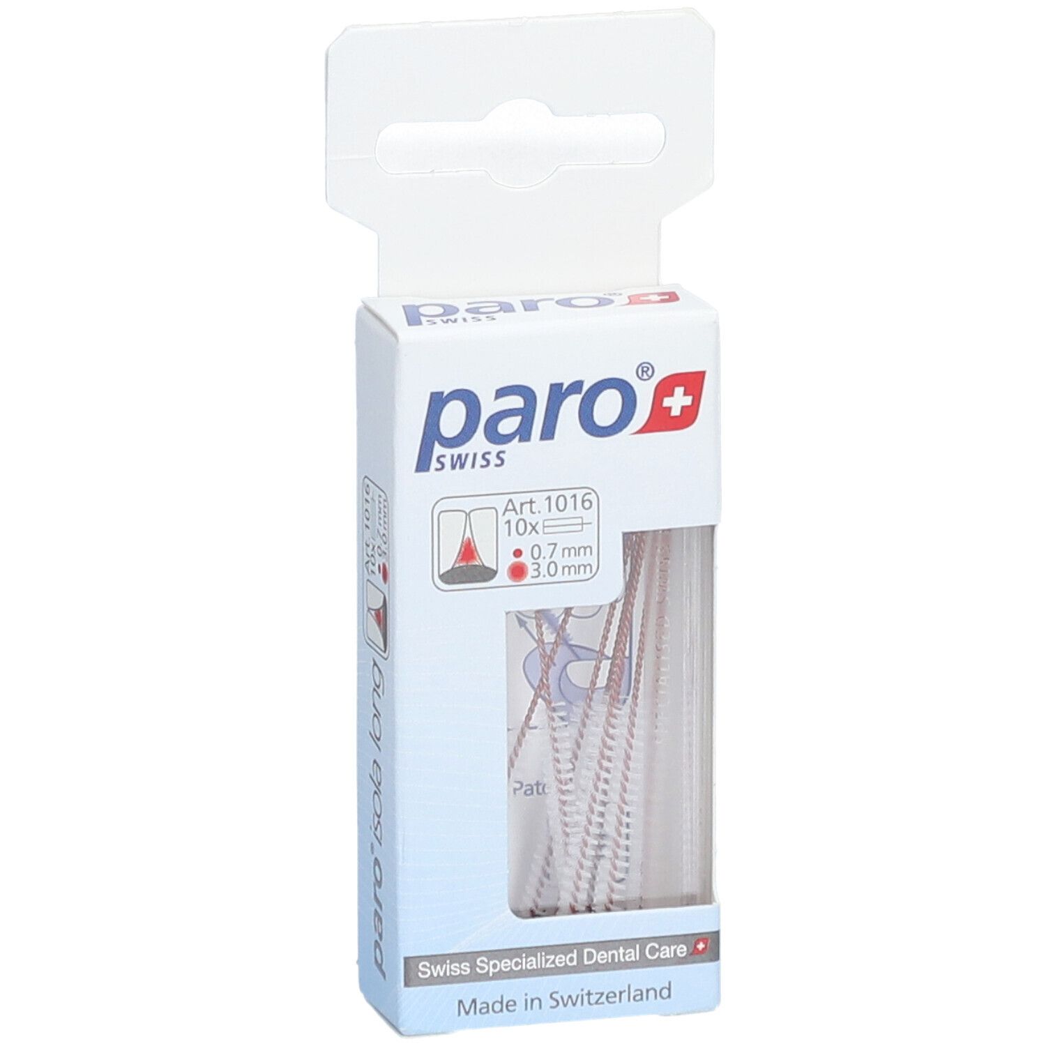 paro® Isola Lange Cilindrische interdentale ragers 3.0 mm Rood