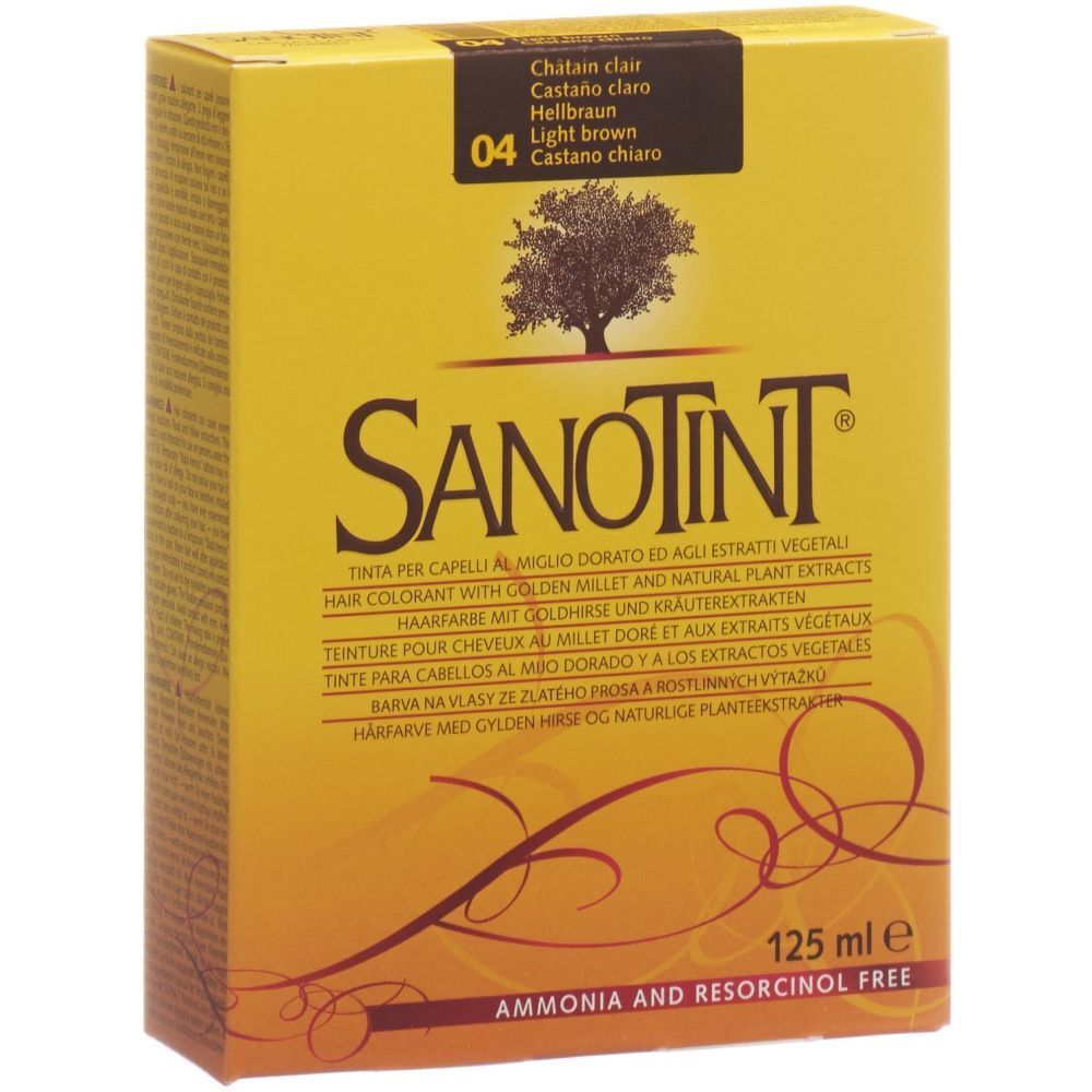 SANOTINT Teinture de cheveux 04 châtain clair
