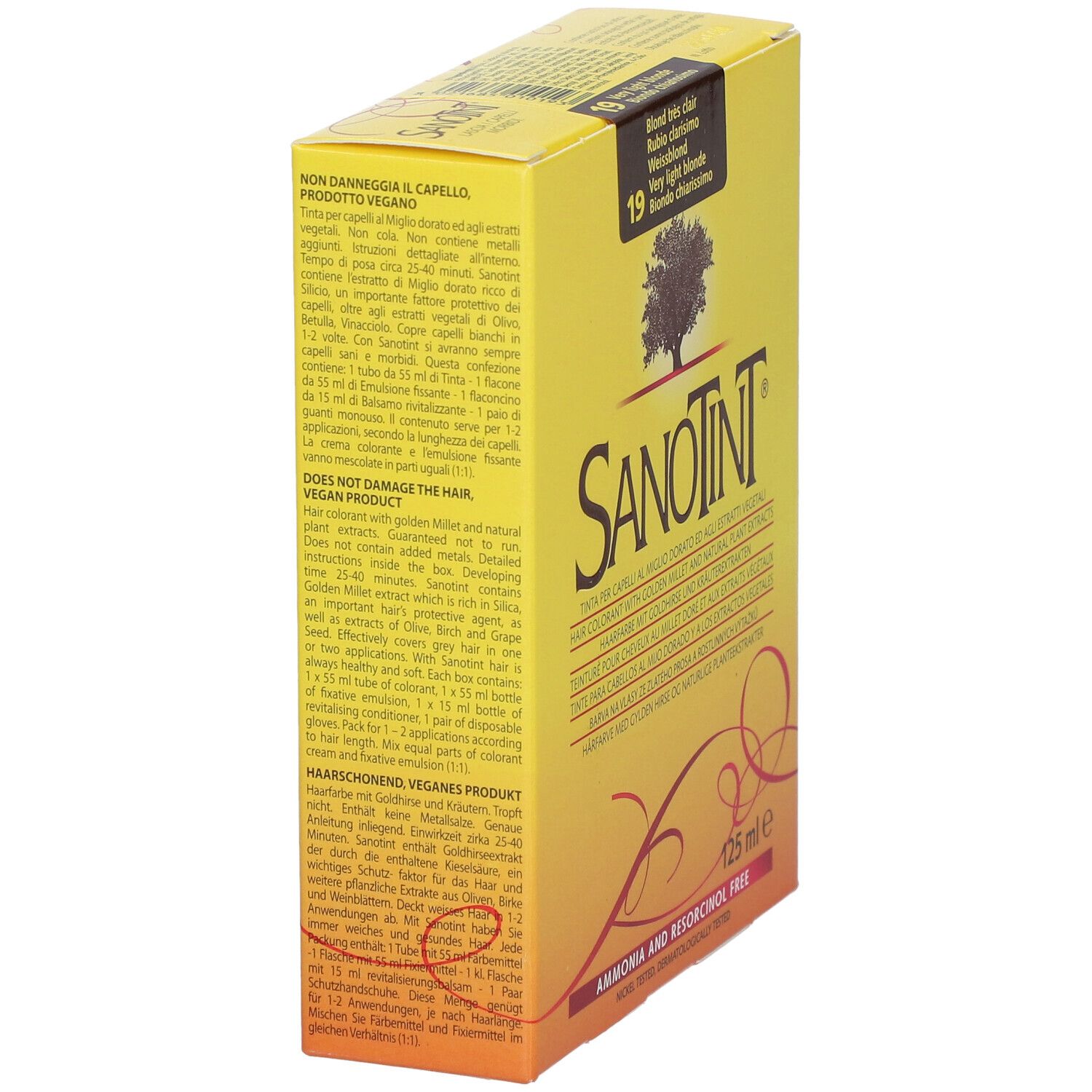 SANOTINT® Classic n° 19 Zeer licht blond