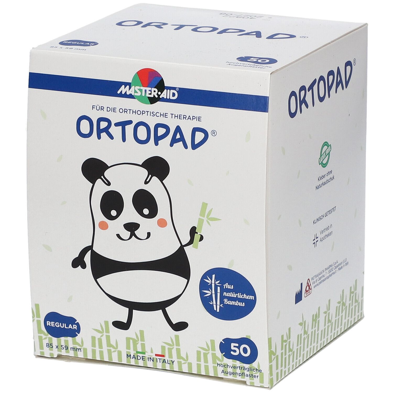Ortopad Blanc Regular Compresse Oculaire 85 x 59 mm