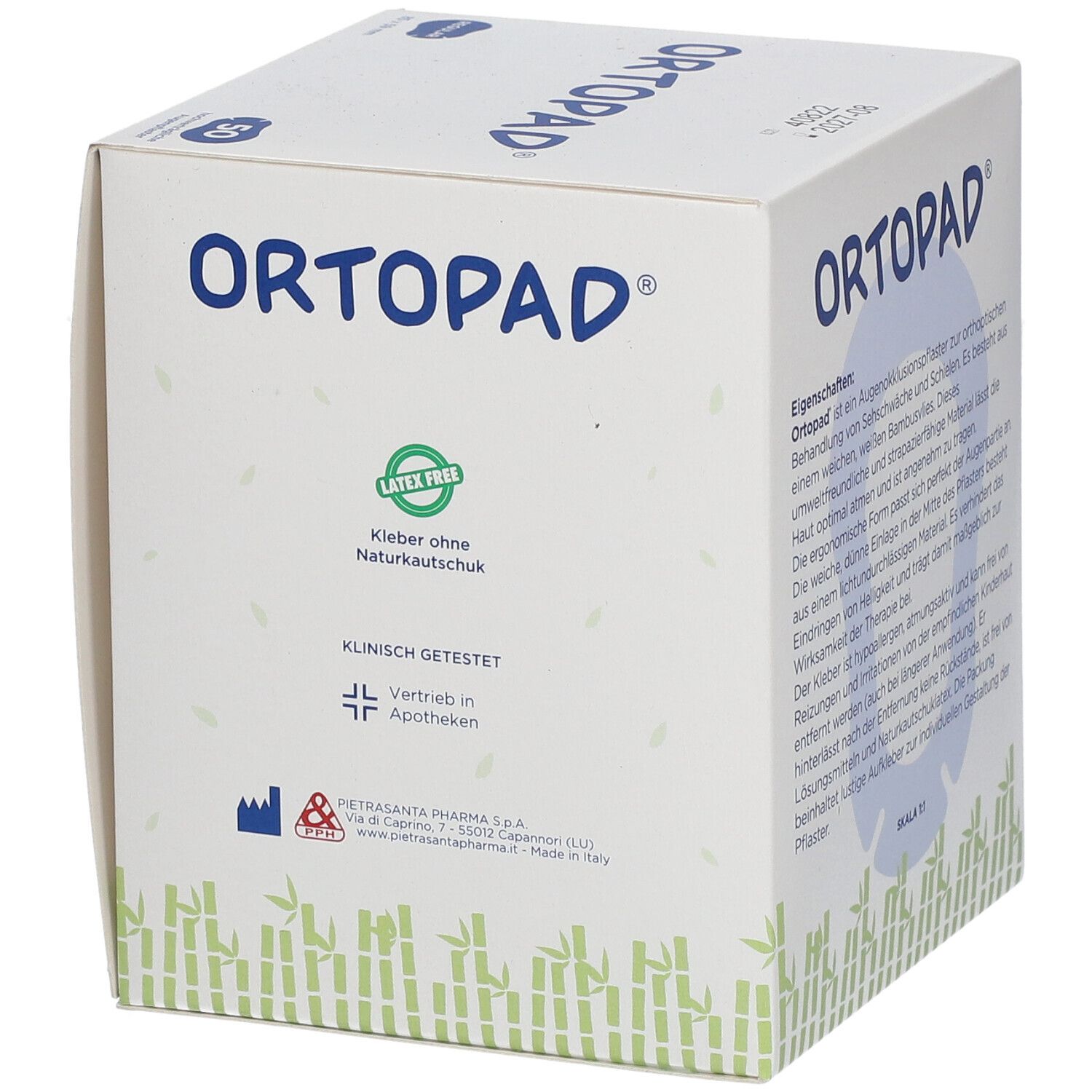 Ortopad Wit Regular Oogcompres 85 x 59 mm