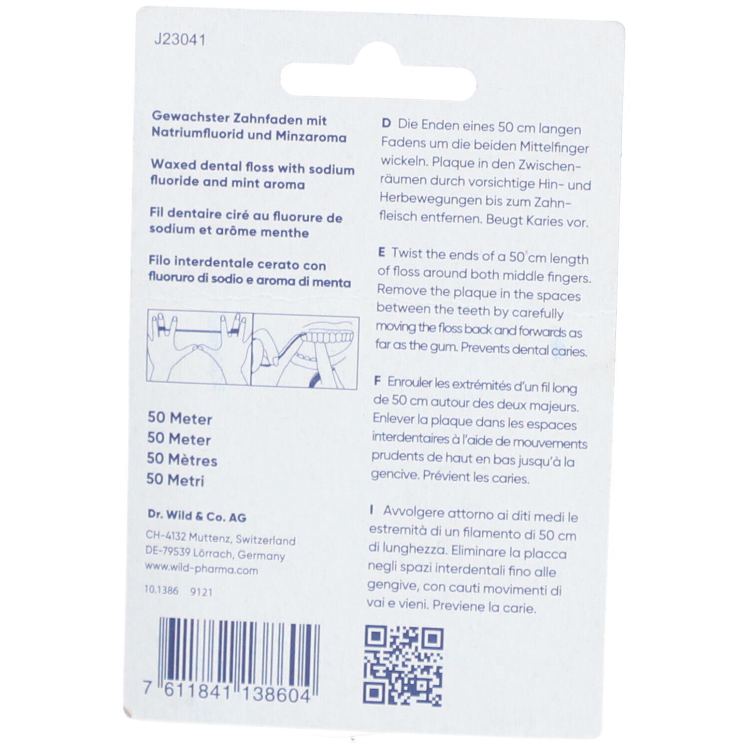 EMOFORM® fluoride flosdraad - mint 50 m