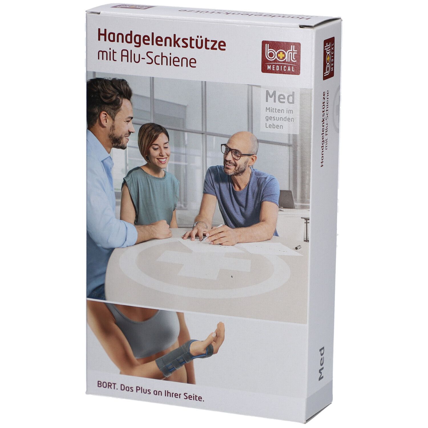 BORT polssteun met aluminium spalk links huidmaat M