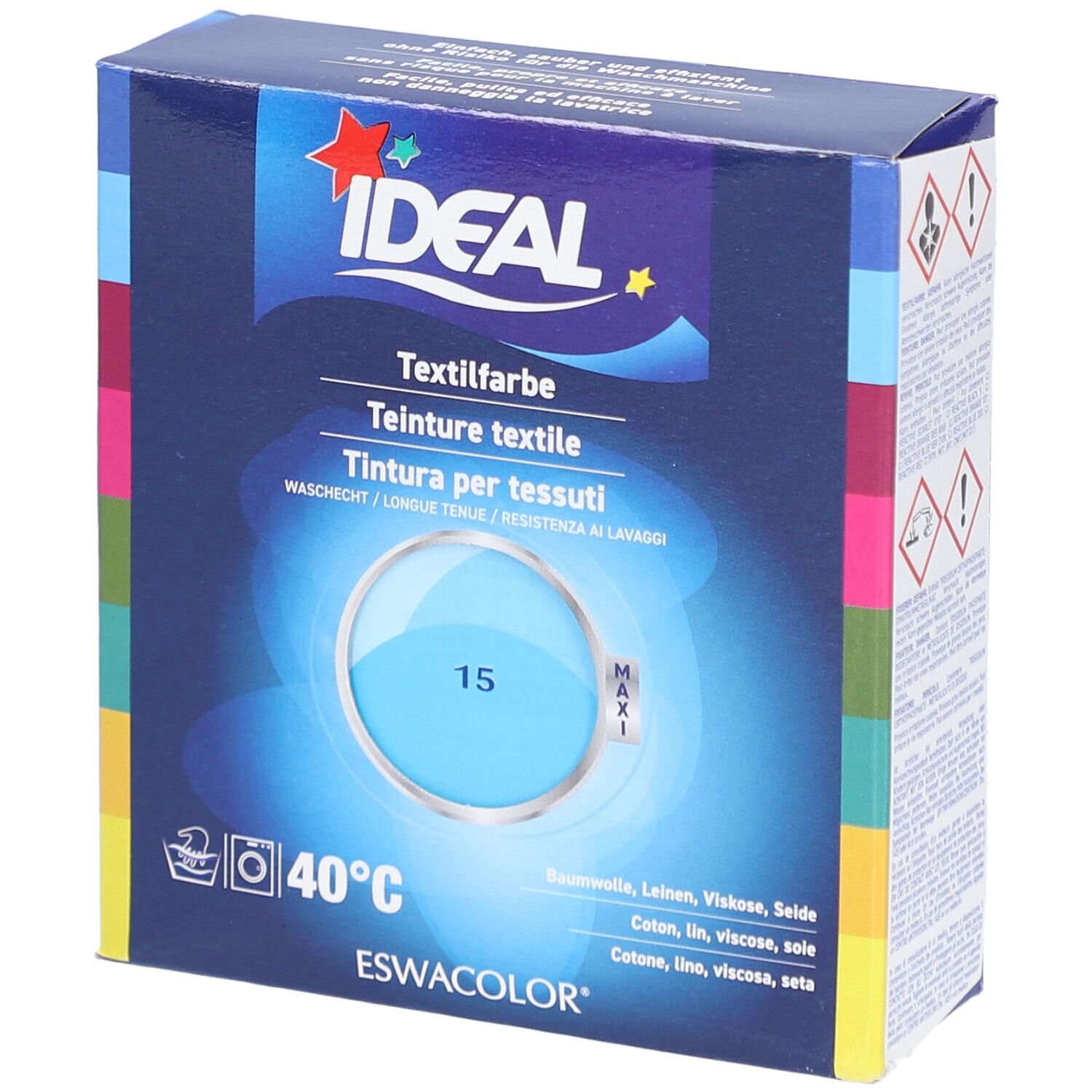 IDEAL Maxi Langhoudende Textielverf - 15 Turquoise
