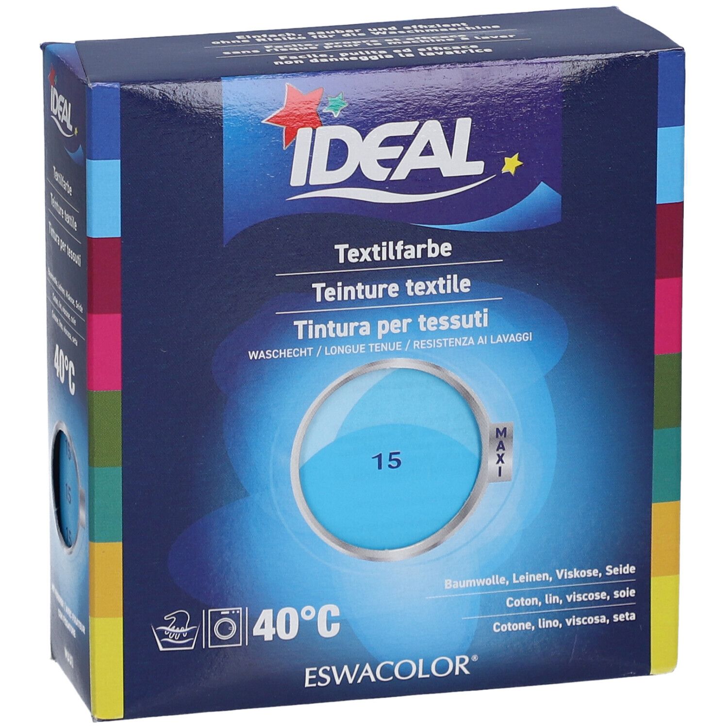IDEAL Maxi Langhoudende Textielverf - 15 Turquoise