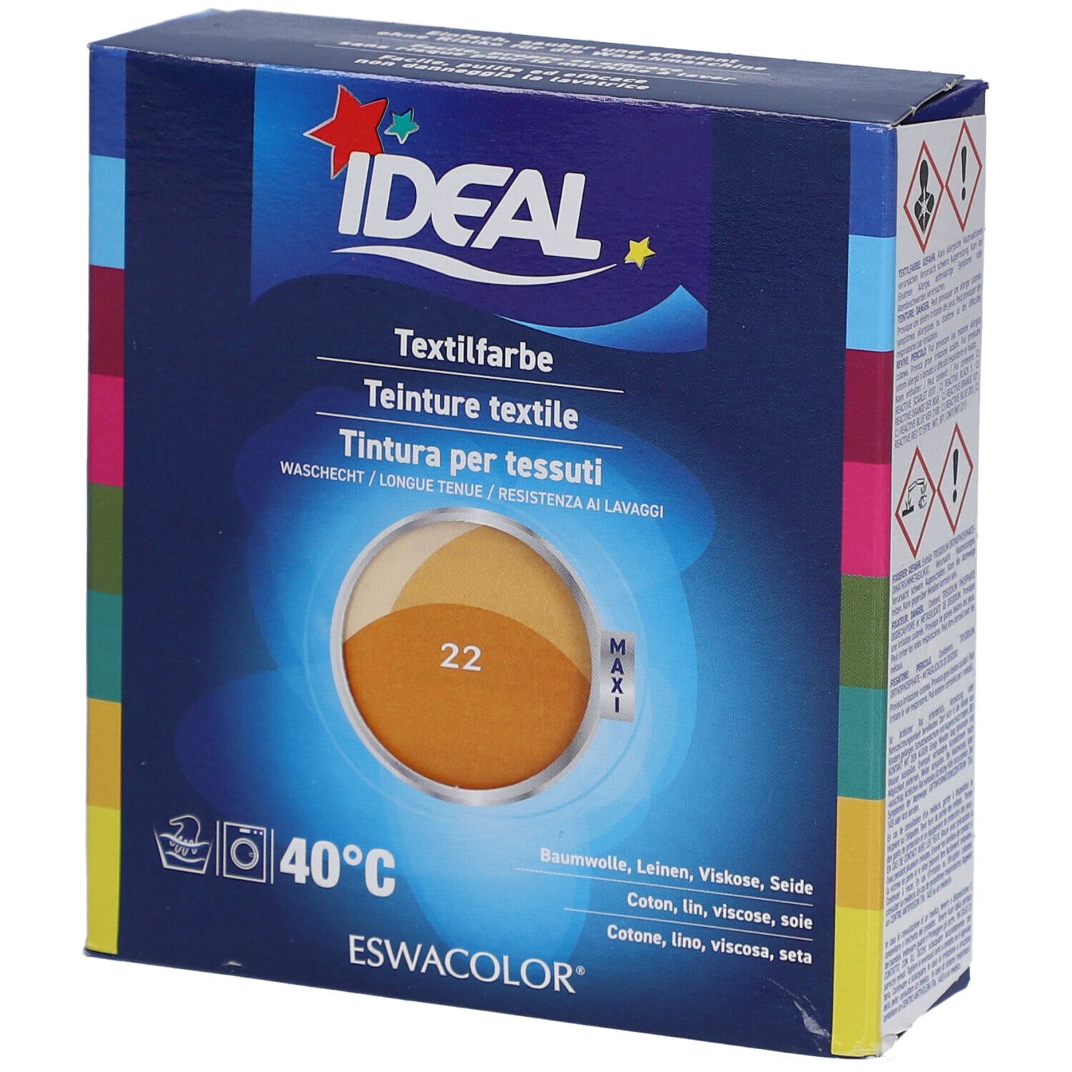 IDEAL Maxi Langhoudende Textielverf - 22 Goud