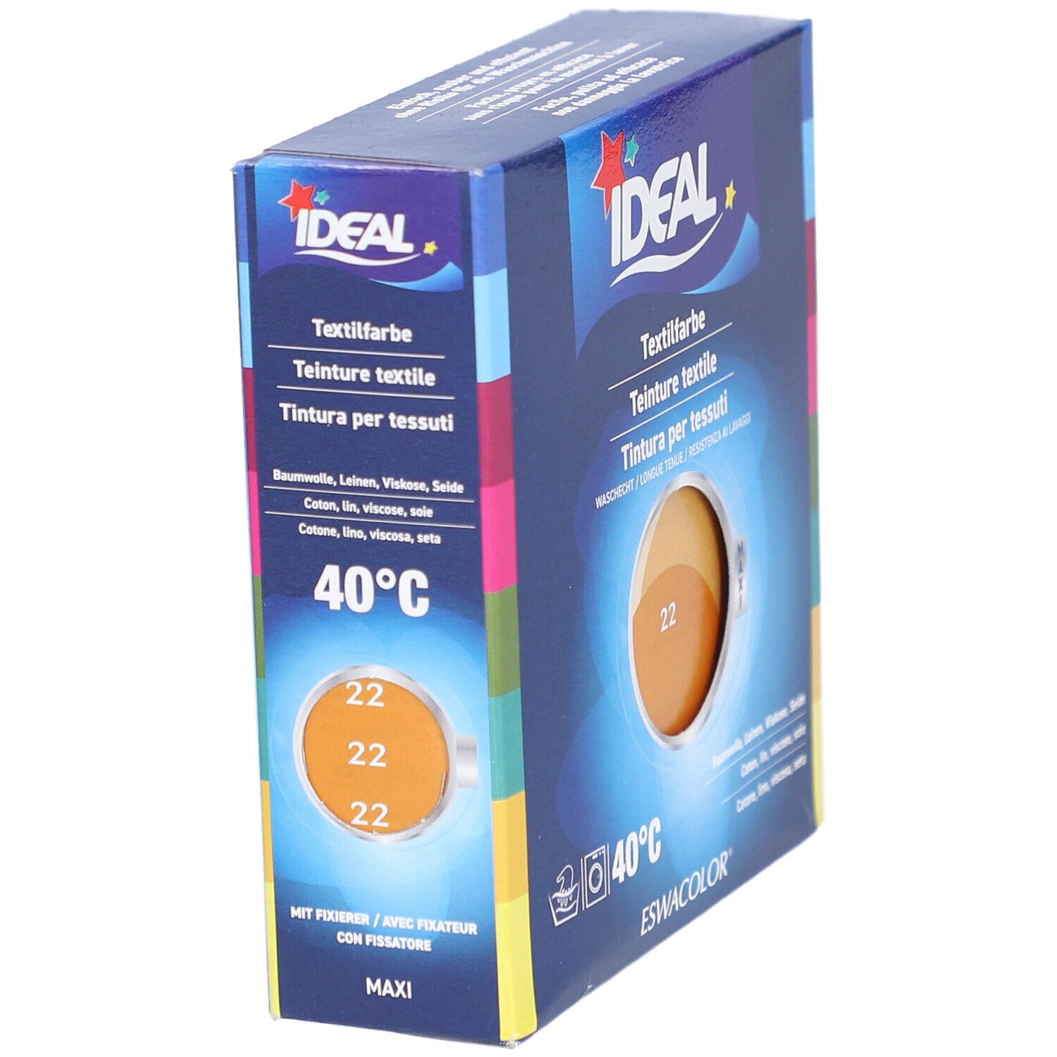 IDEAL Maxi Langhoudende Textielverf - 22 Goud