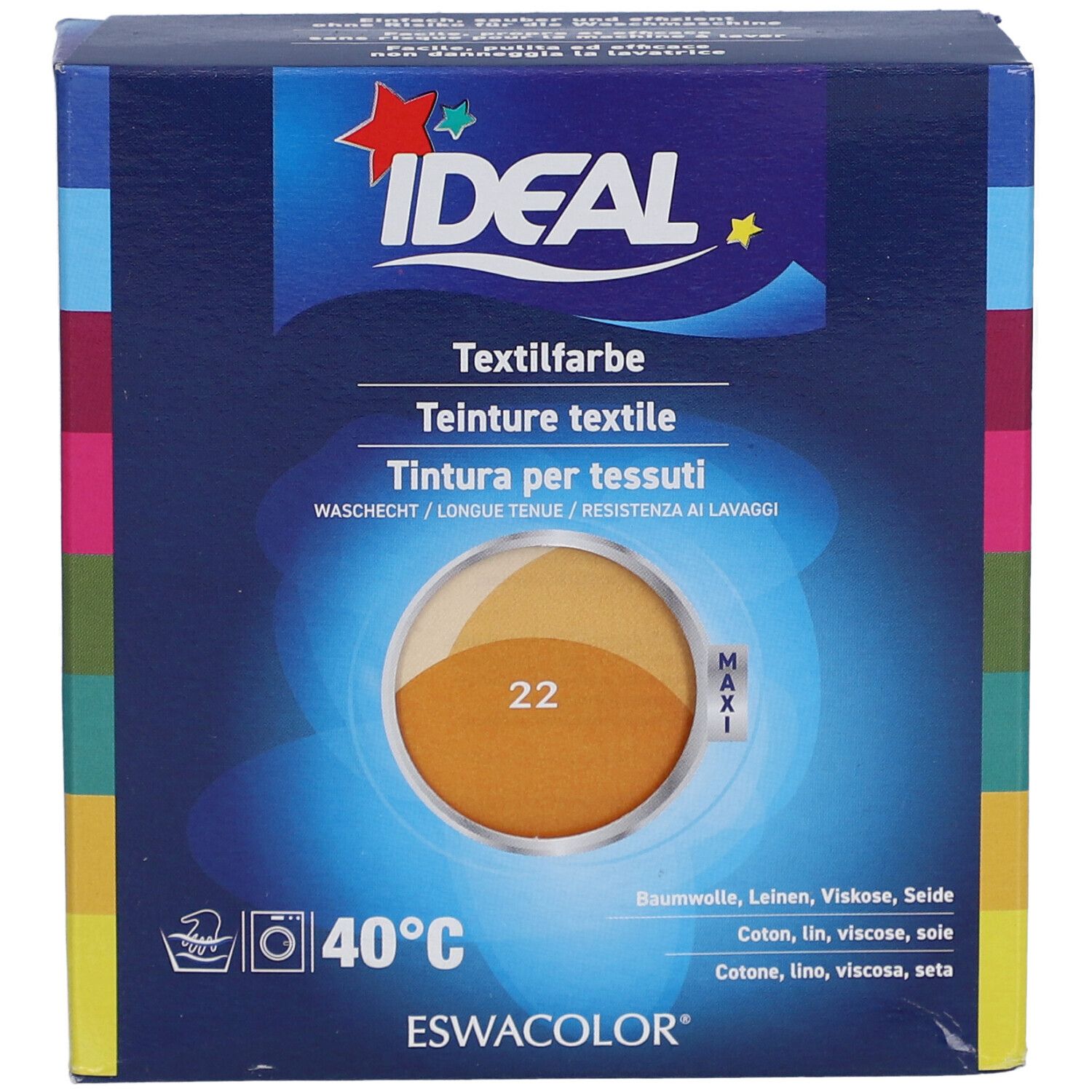 IDEAL Maxi Langhoudende Textielverf - 22 Goud