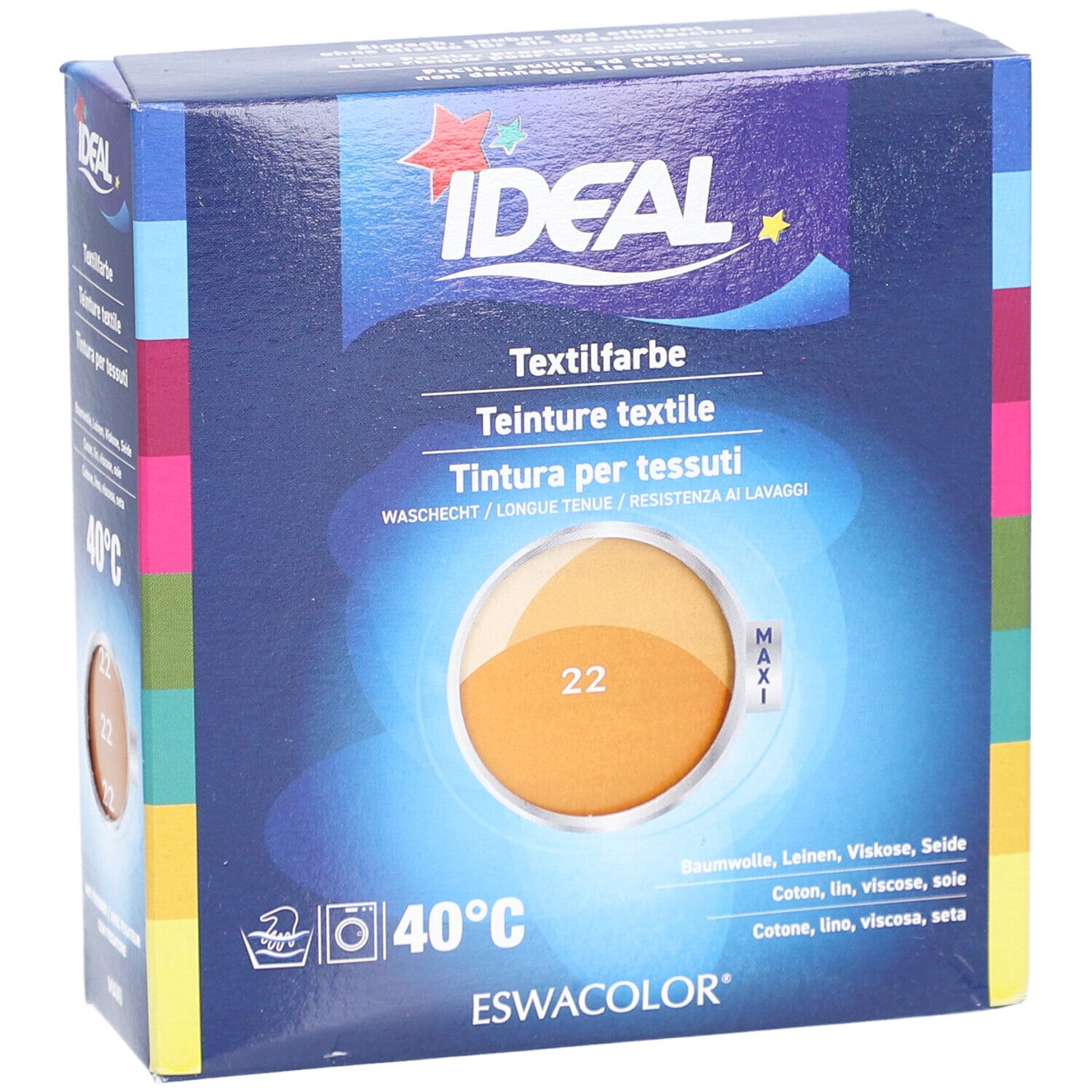 IDEAL Maxi Langhoudende Textielverf - 22 Goud